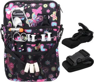 Nurse Fanny Pack with Tape Holder, Nurse Pocket Organizer for Medical Professionals12 Pockets Nurse Waist BagTHHS-KB-BHuDieHua