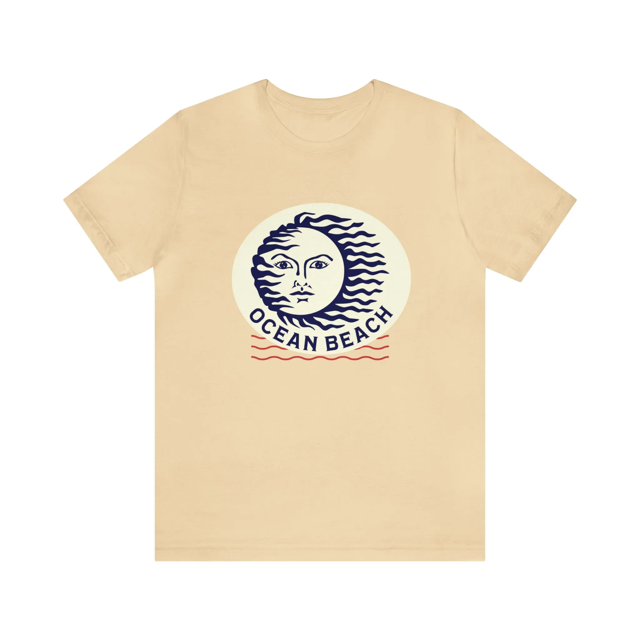 Ocean Beach Sun Unisex Soft Tee