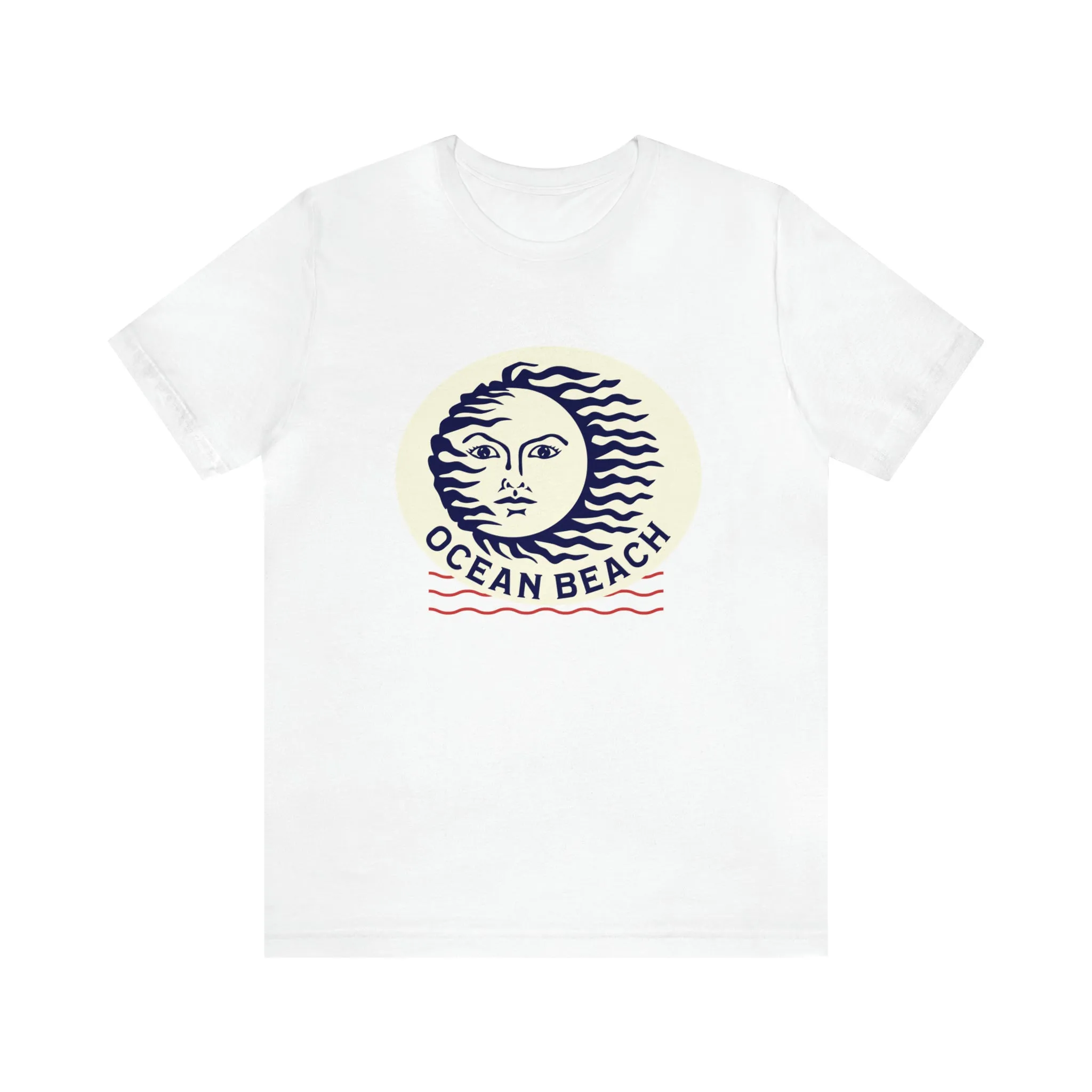 Ocean Beach Sun Unisex Soft Tee