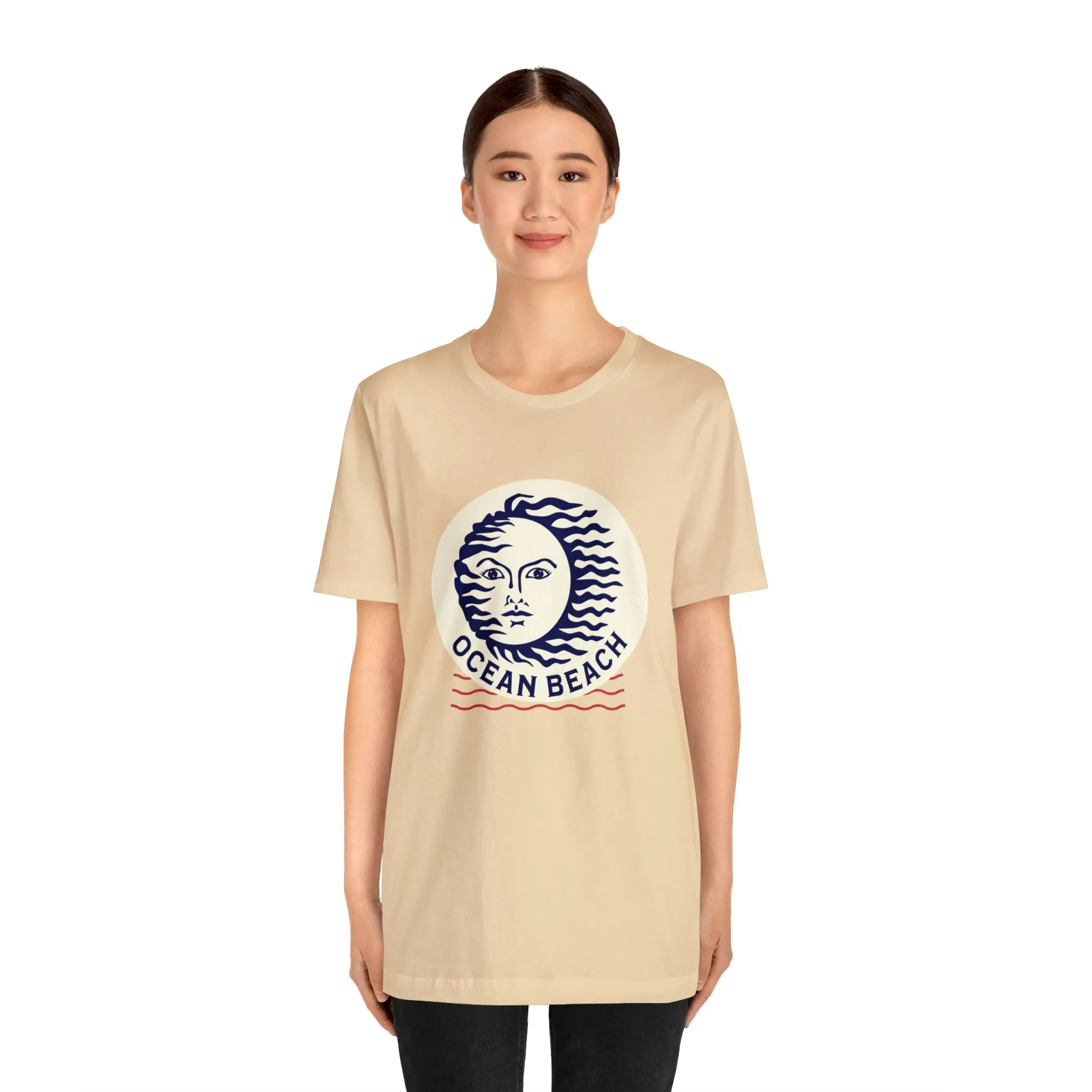 Ocean Beach Sun Unisex Soft Tee