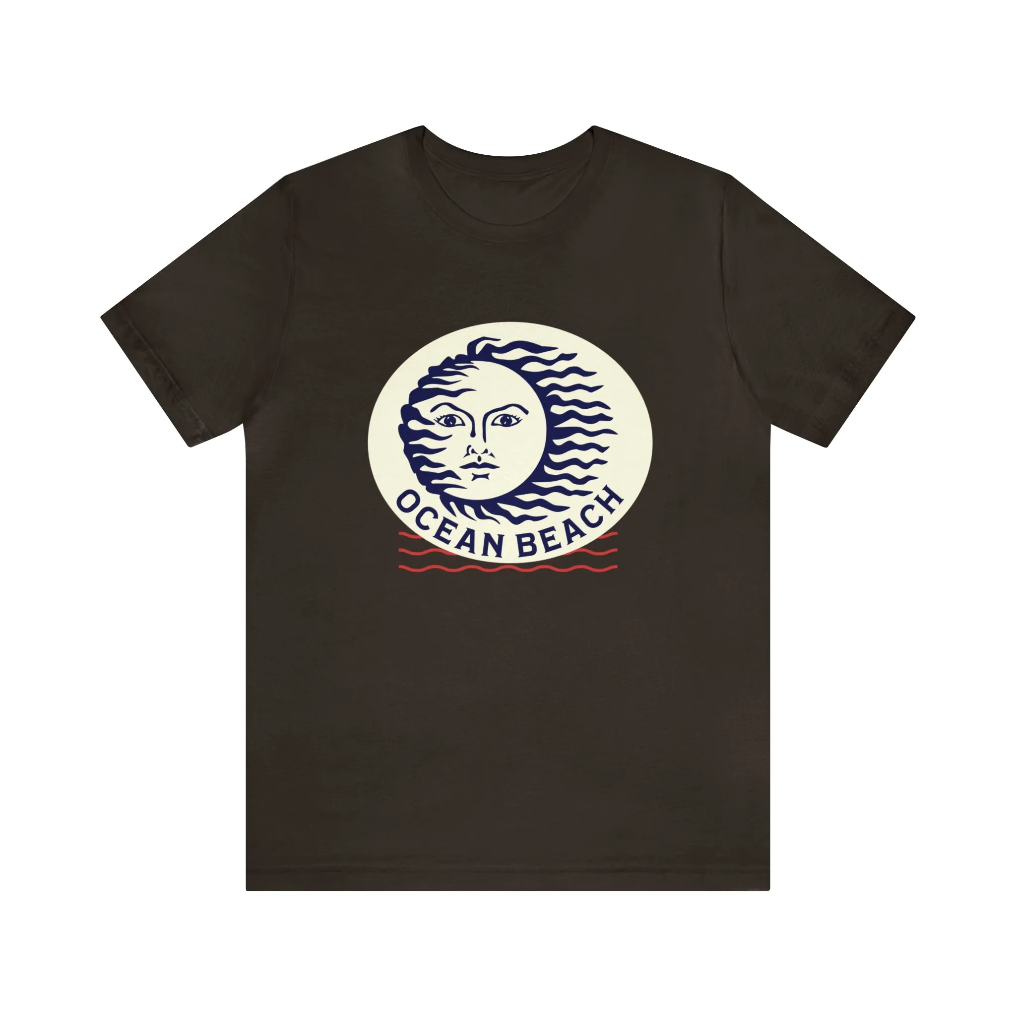 Ocean Beach Sun Unisex Soft Tee