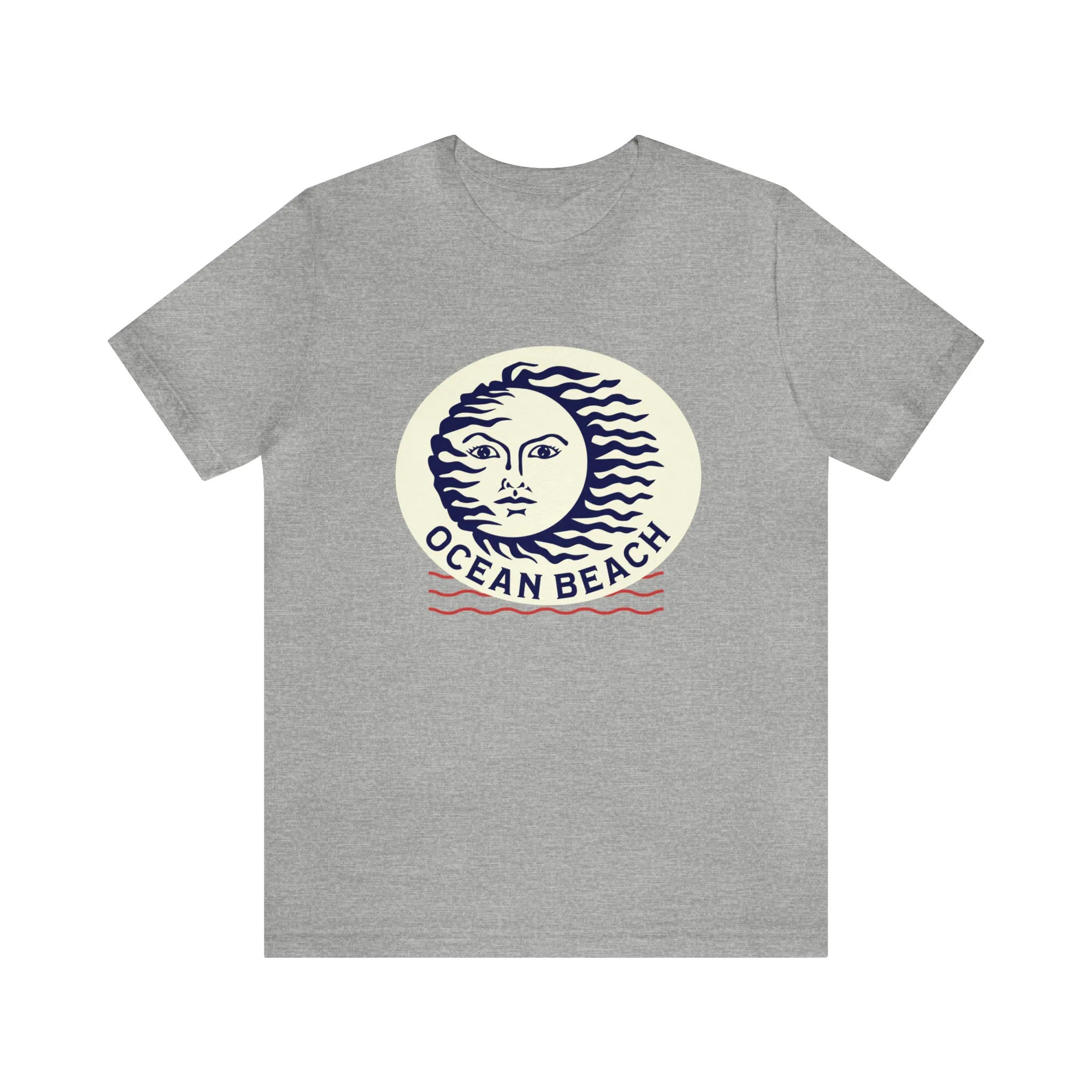 Ocean Beach Sun Unisex Soft Tee