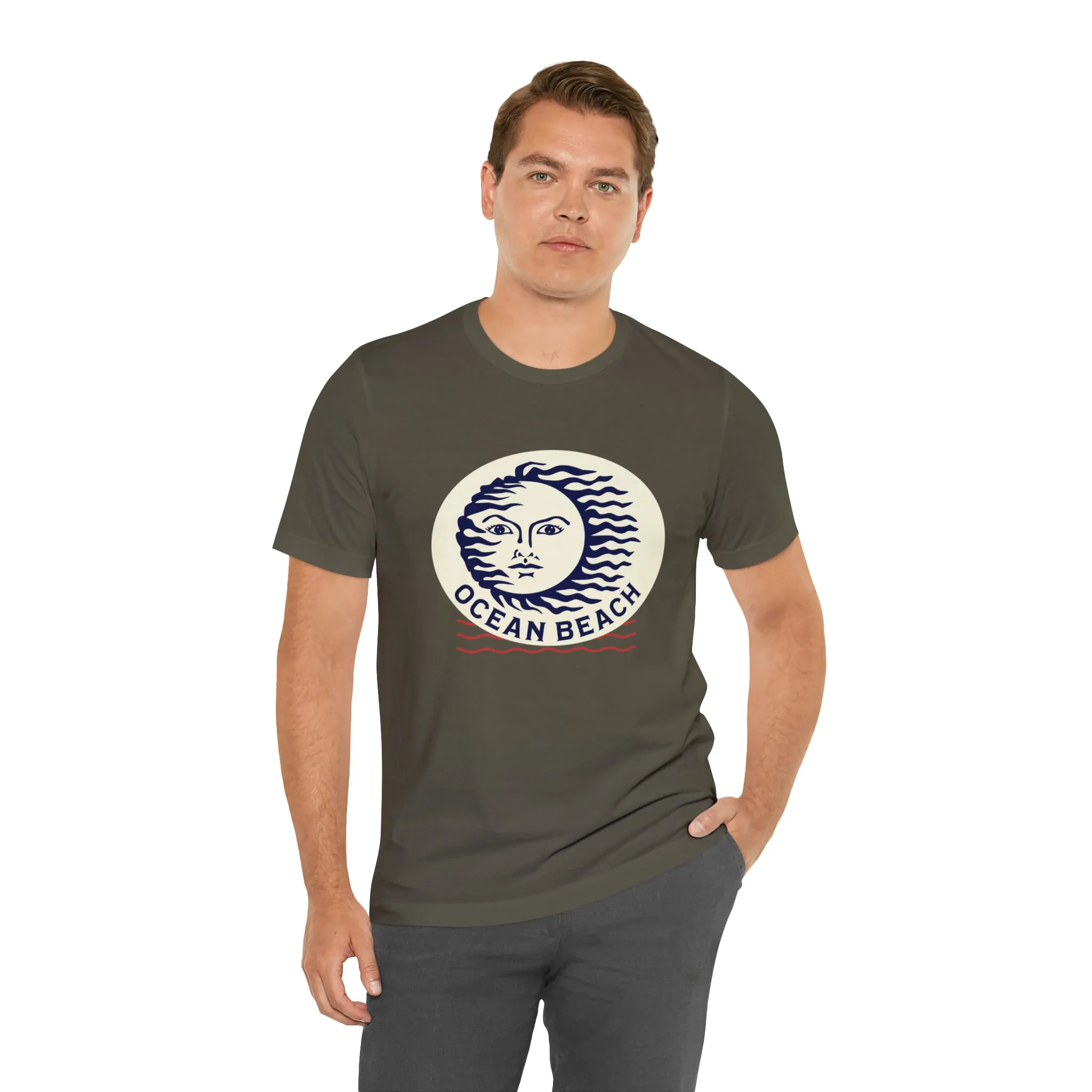Ocean Beach Sun Unisex Soft Tee