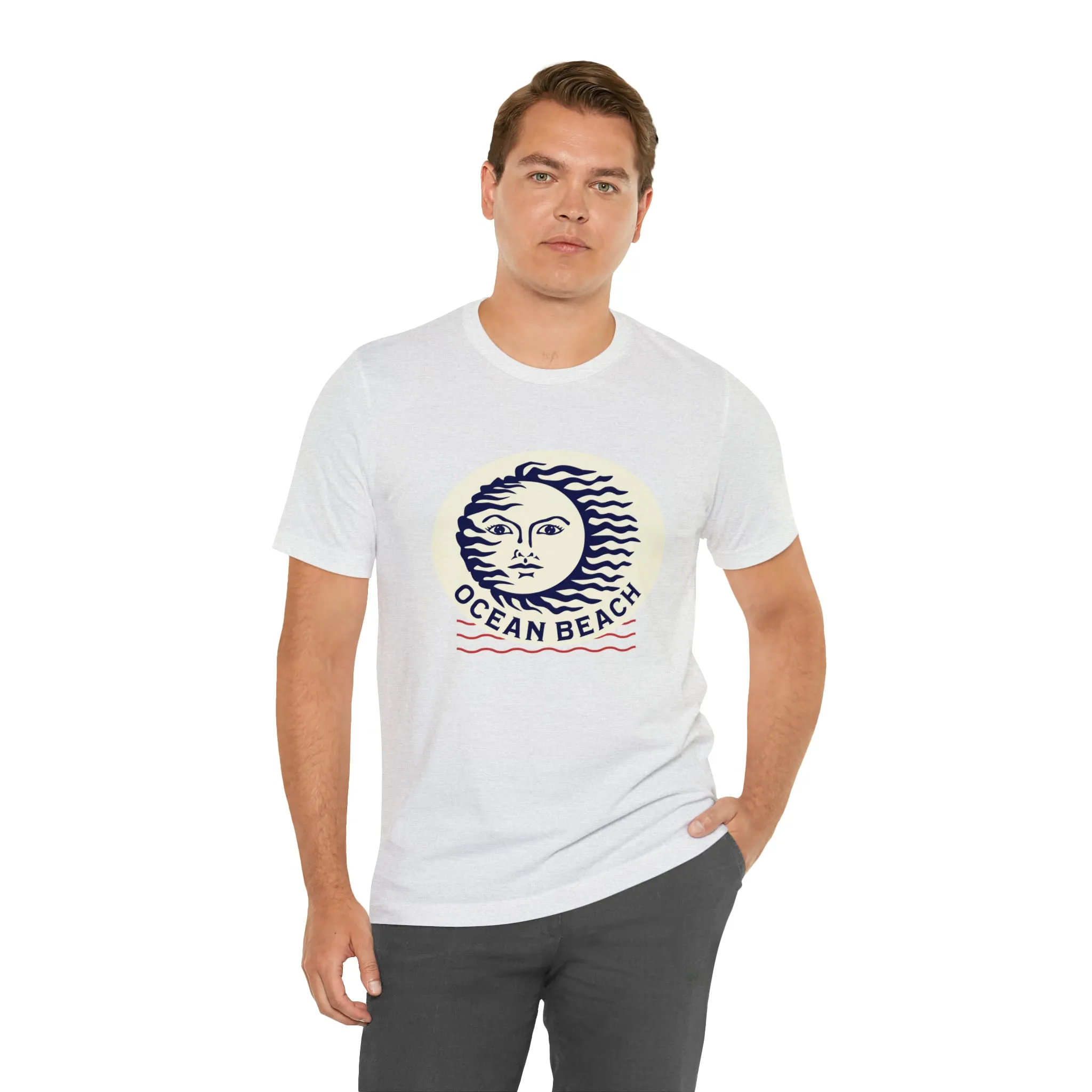 Ocean Beach Sun Unisex Soft Tee