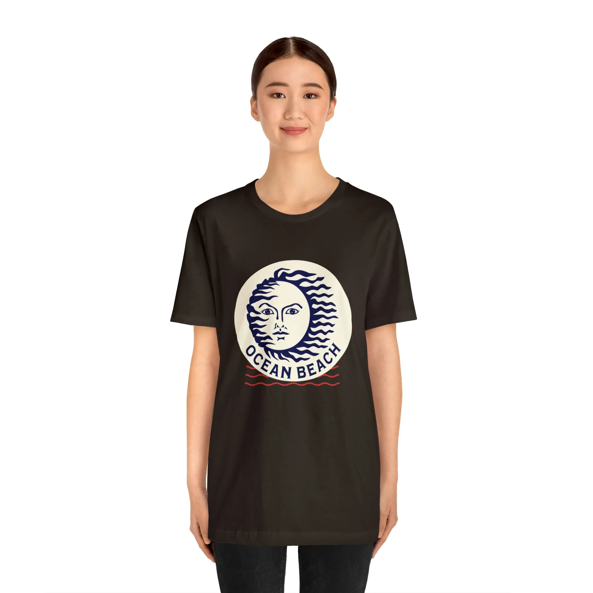 Ocean Beach Sun Unisex Soft Tee