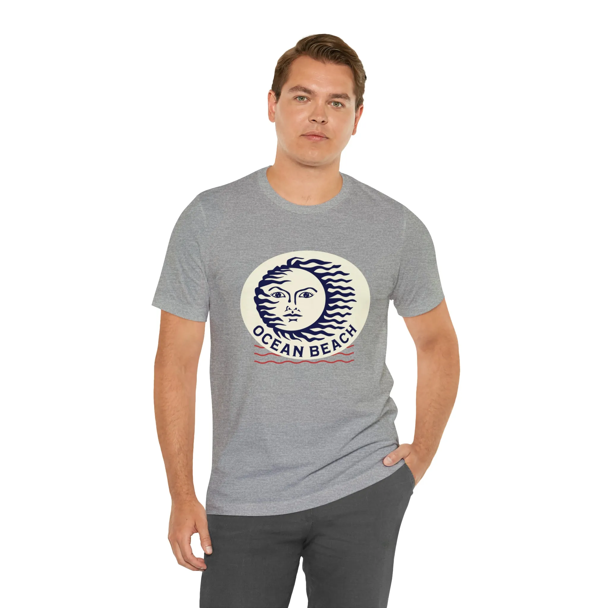 Ocean Beach Sun Unisex Soft Tee