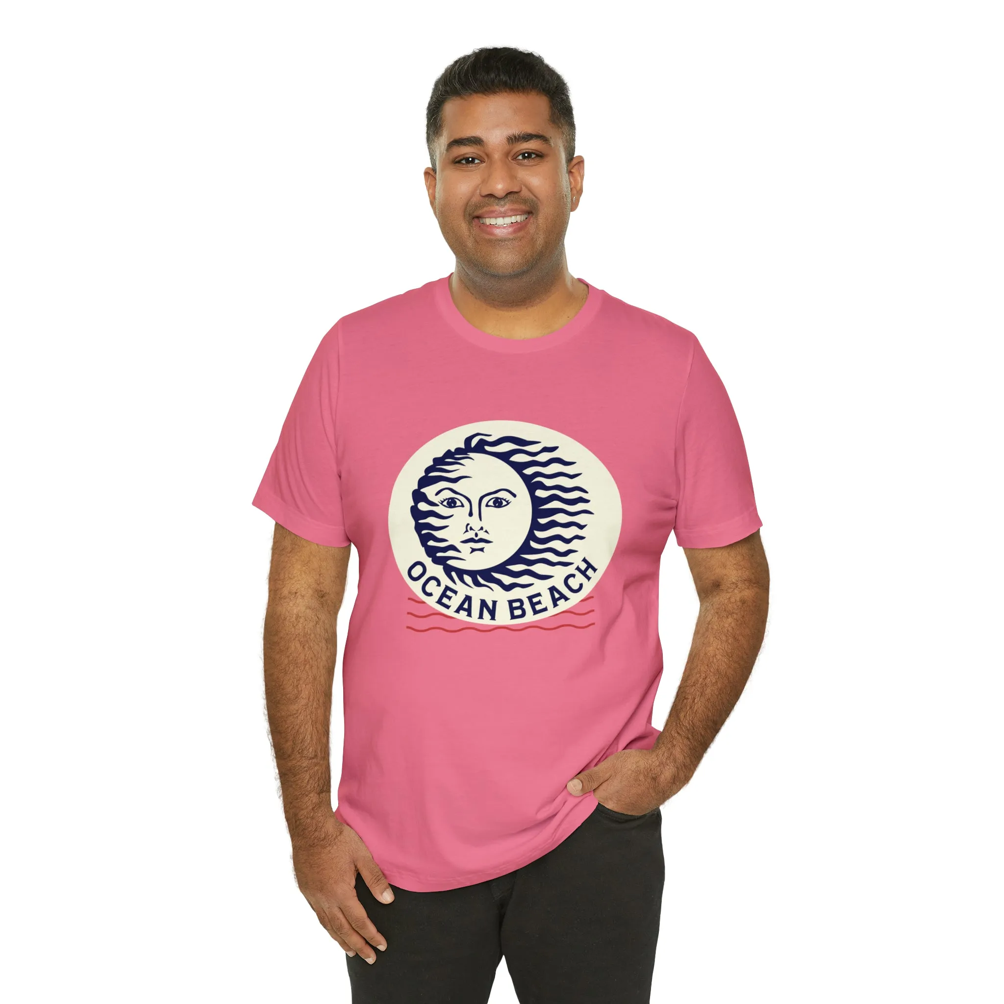 Ocean Beach Sun Unisex Soft Tee