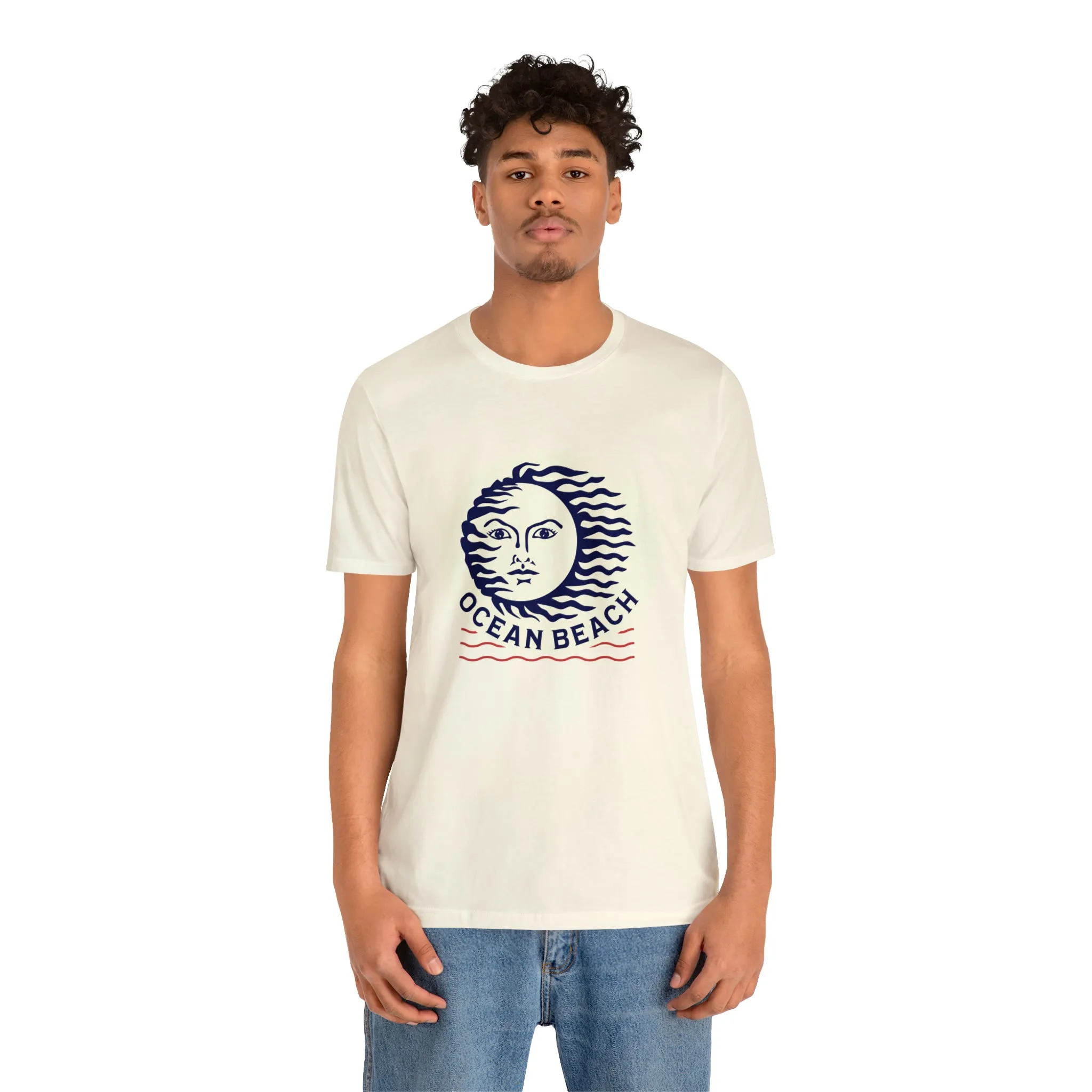 Ocean Beach Sun Unisex Soft Tee