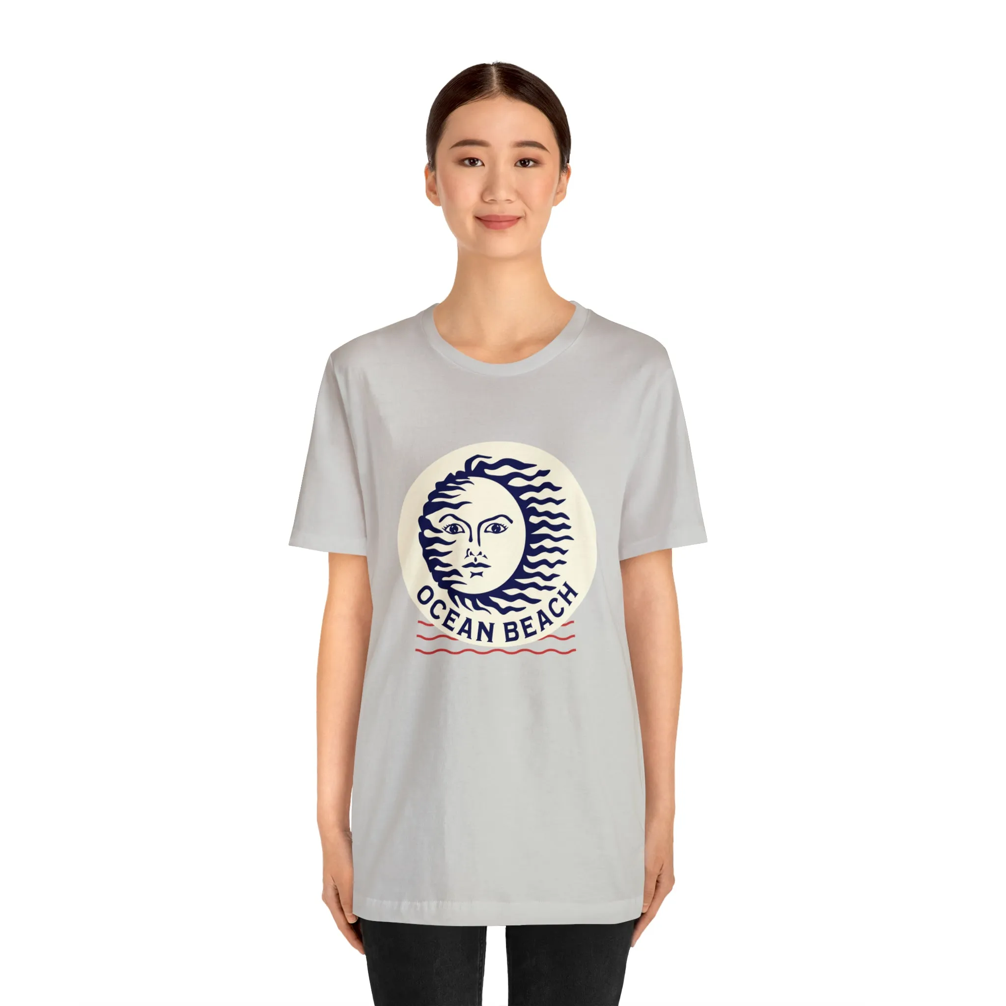Ocean Beach Sun Unisex Soft Tee