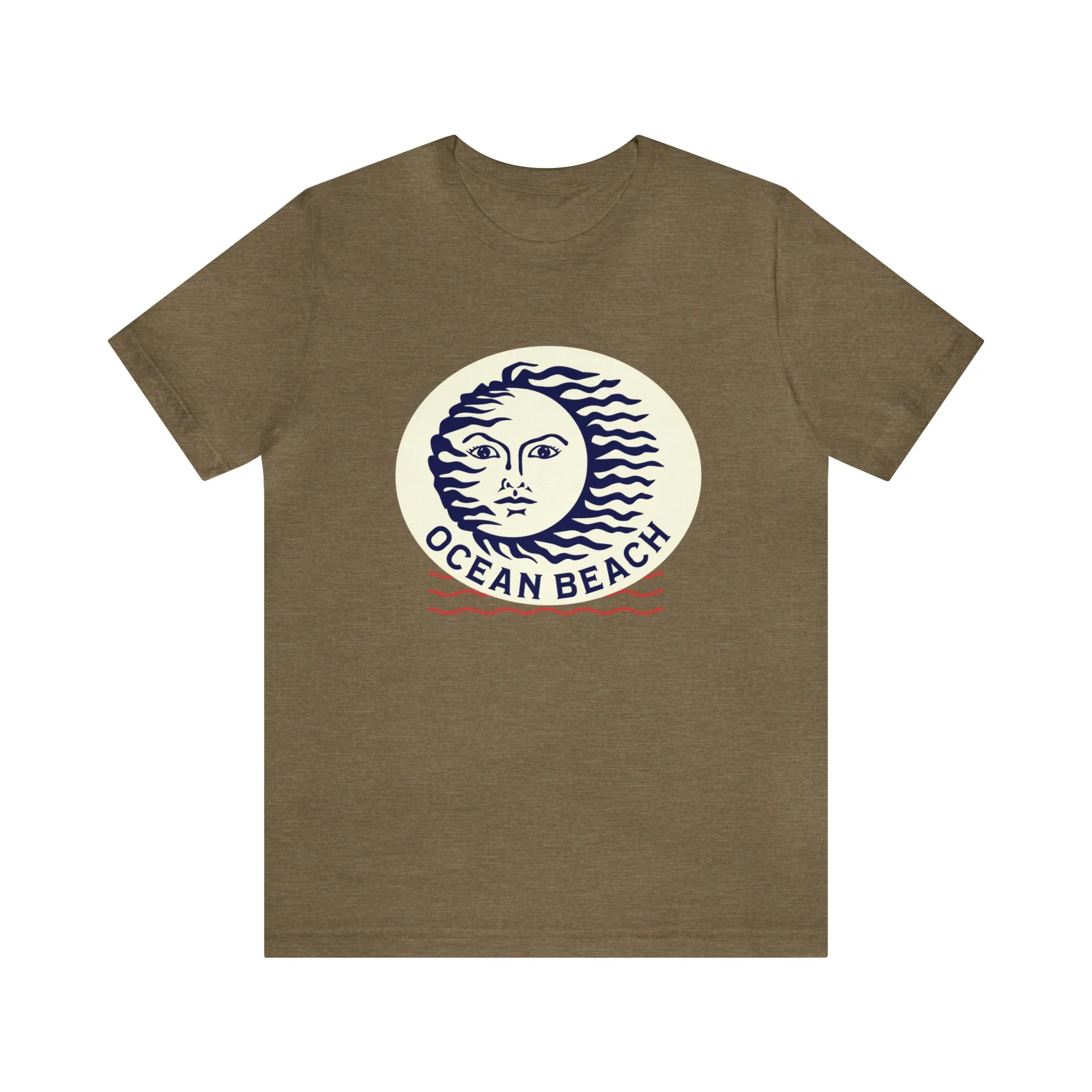 Ocean Beach Sun Unisex Soft Tee