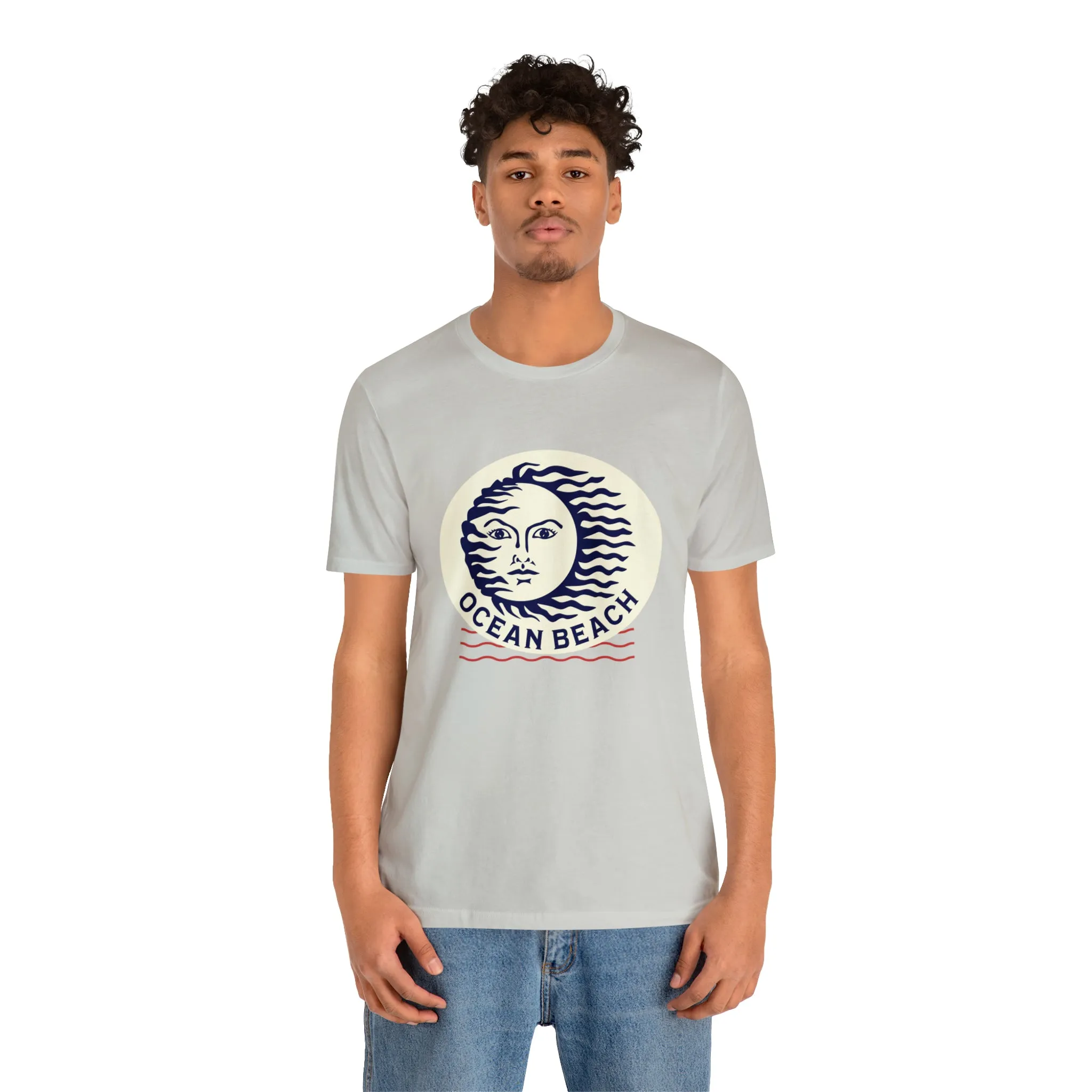 Ocean Beach Sun Unisex Soft Tee