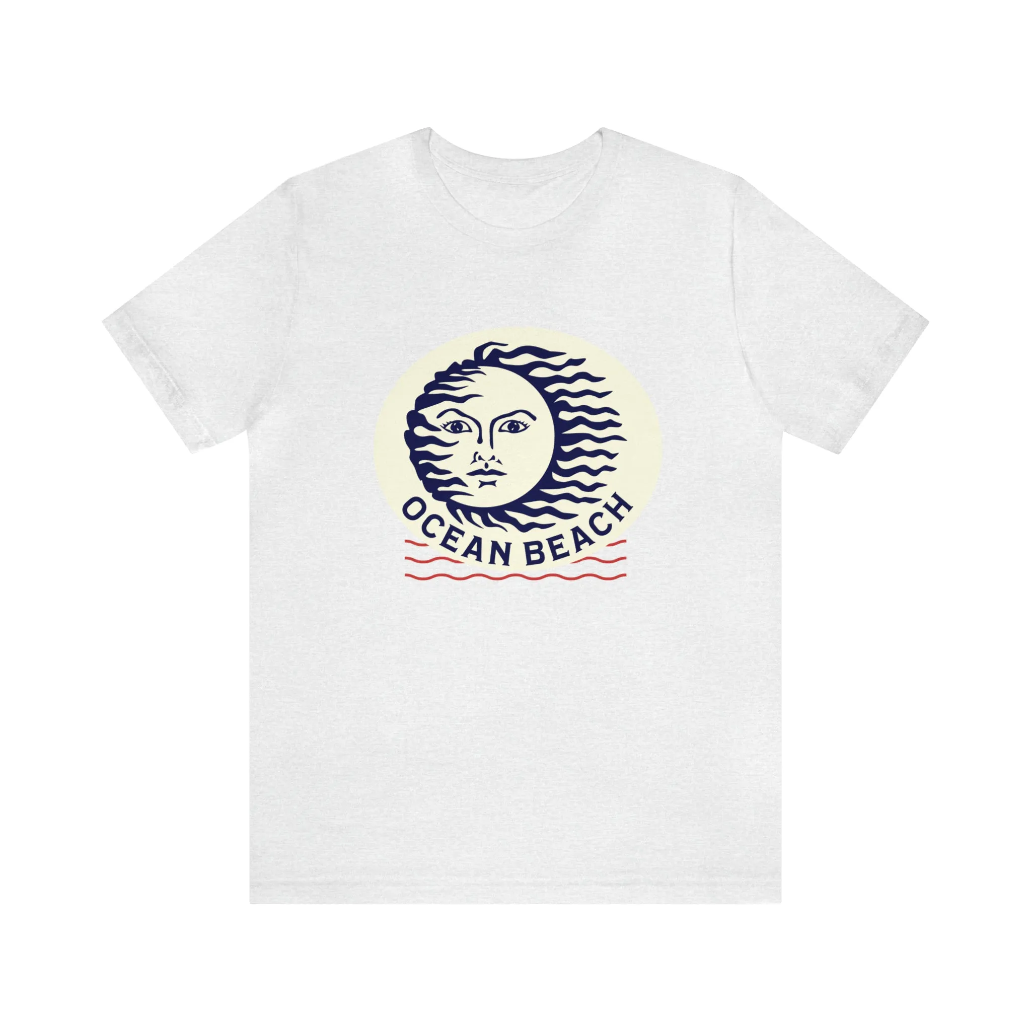 Ocean Beach Sun Unisex Soft Tee