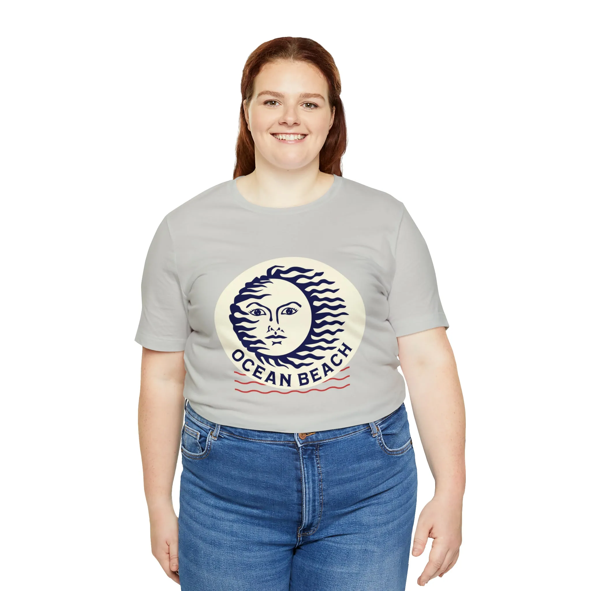 Ocean Beach Sun Unisex Soft Tee