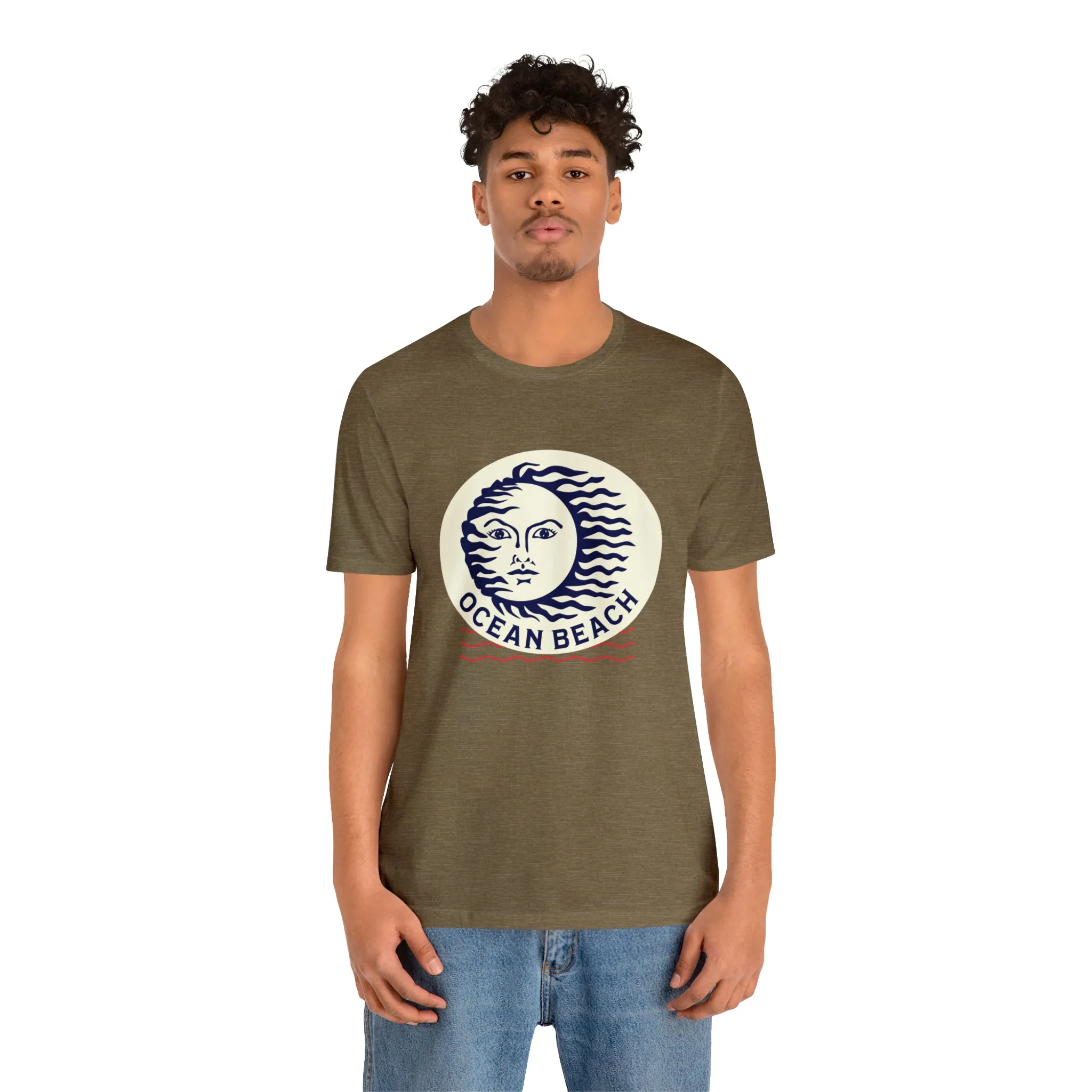 Ocean Beach Sun Unisex Soft Tee