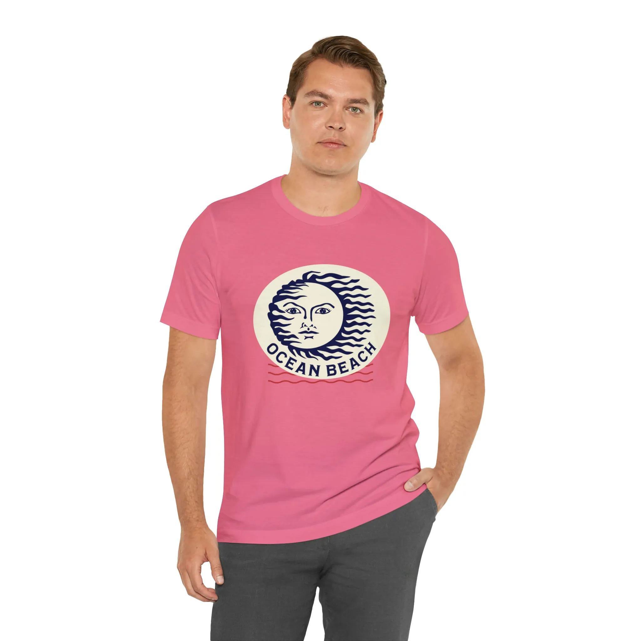 Ocean Beach Sun Unisex Soft Tee