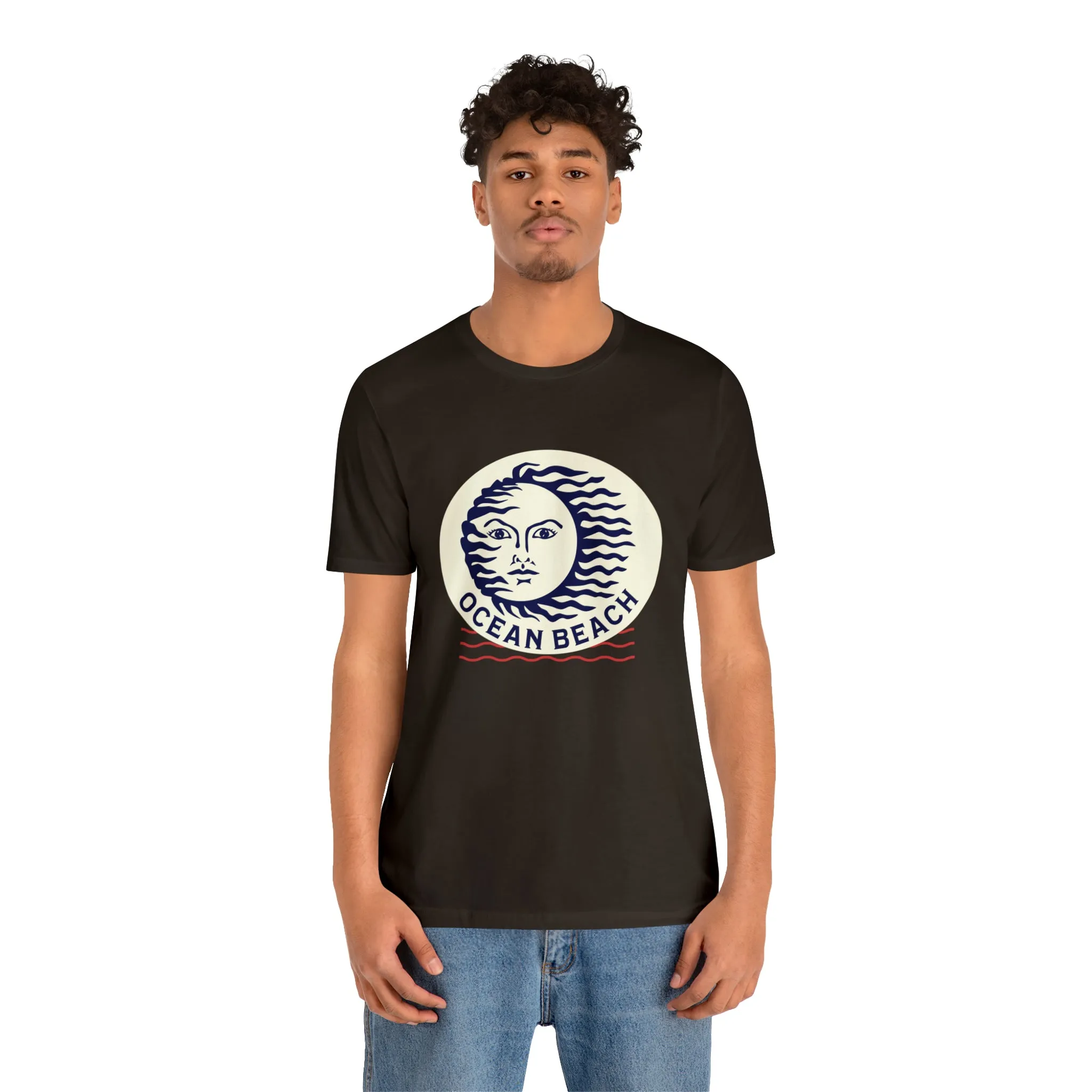 Ocean Beach Sun Unisex Soft Tee