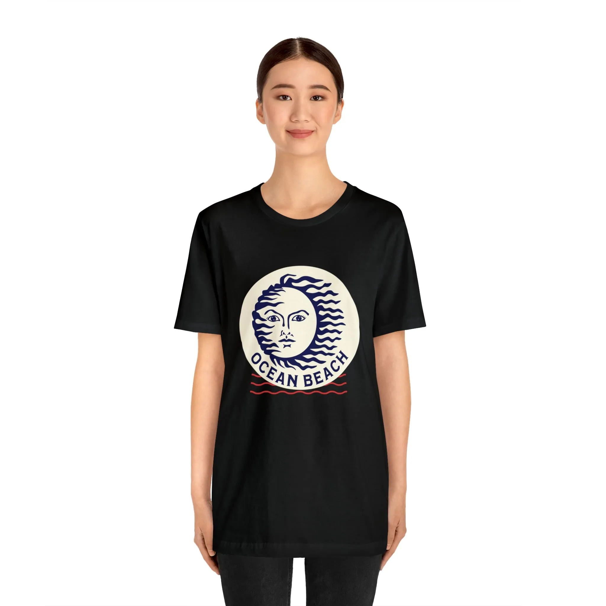 Ocean Beach Sun Unisex Soft Tee