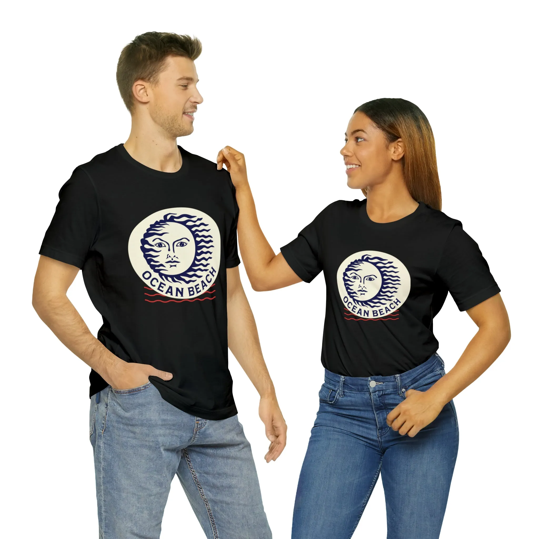 Ocean Beach Sun Unisex Soft Tee