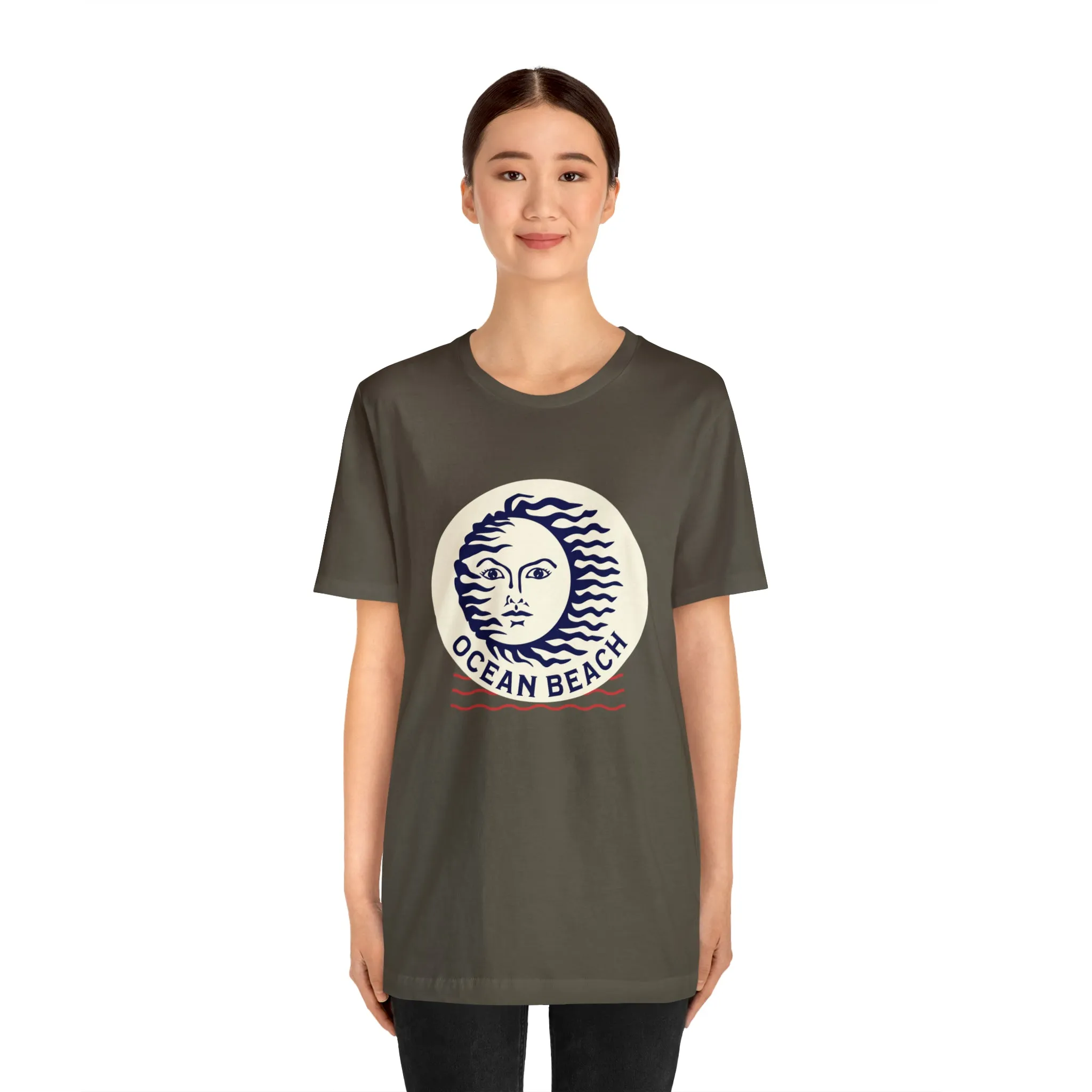 Ocean Beach Sun Unisex Soft Tee
