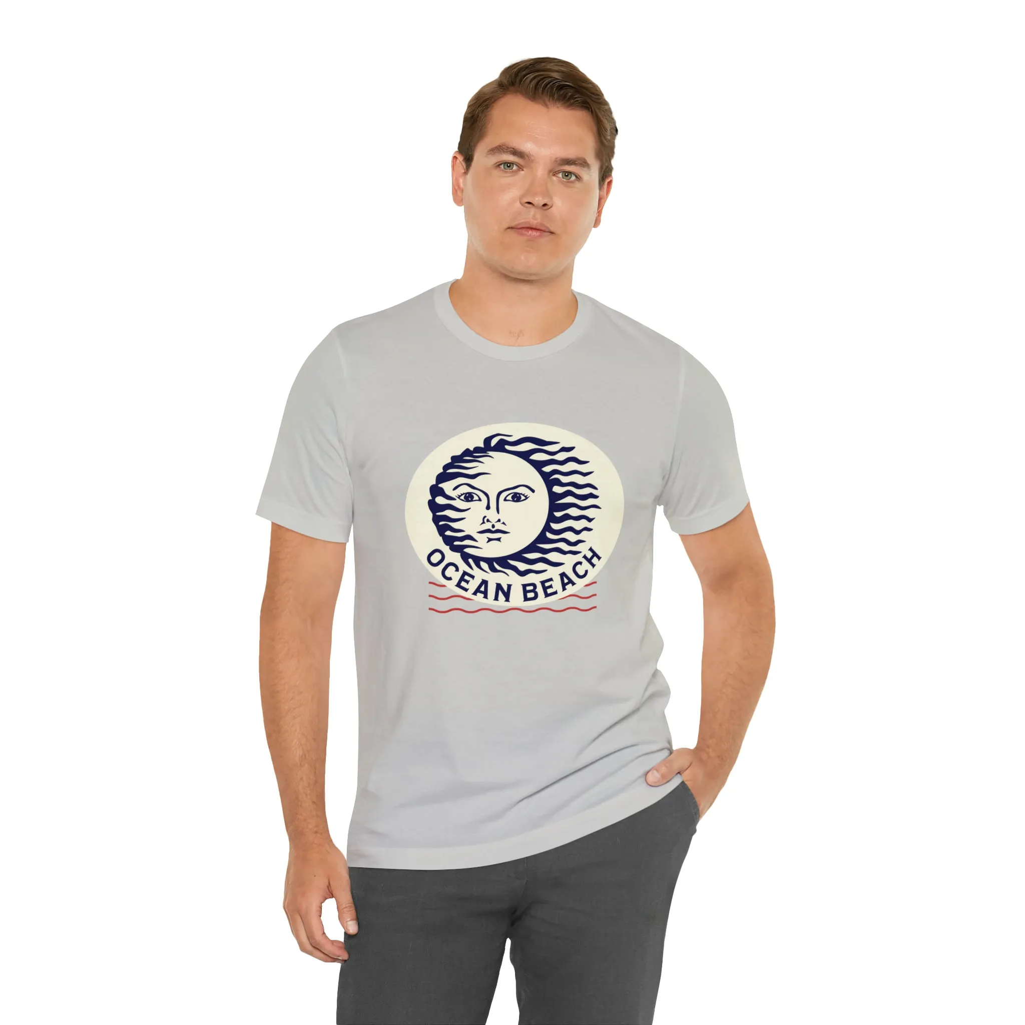 Ocean Beach Sun Unisex Soft Tee