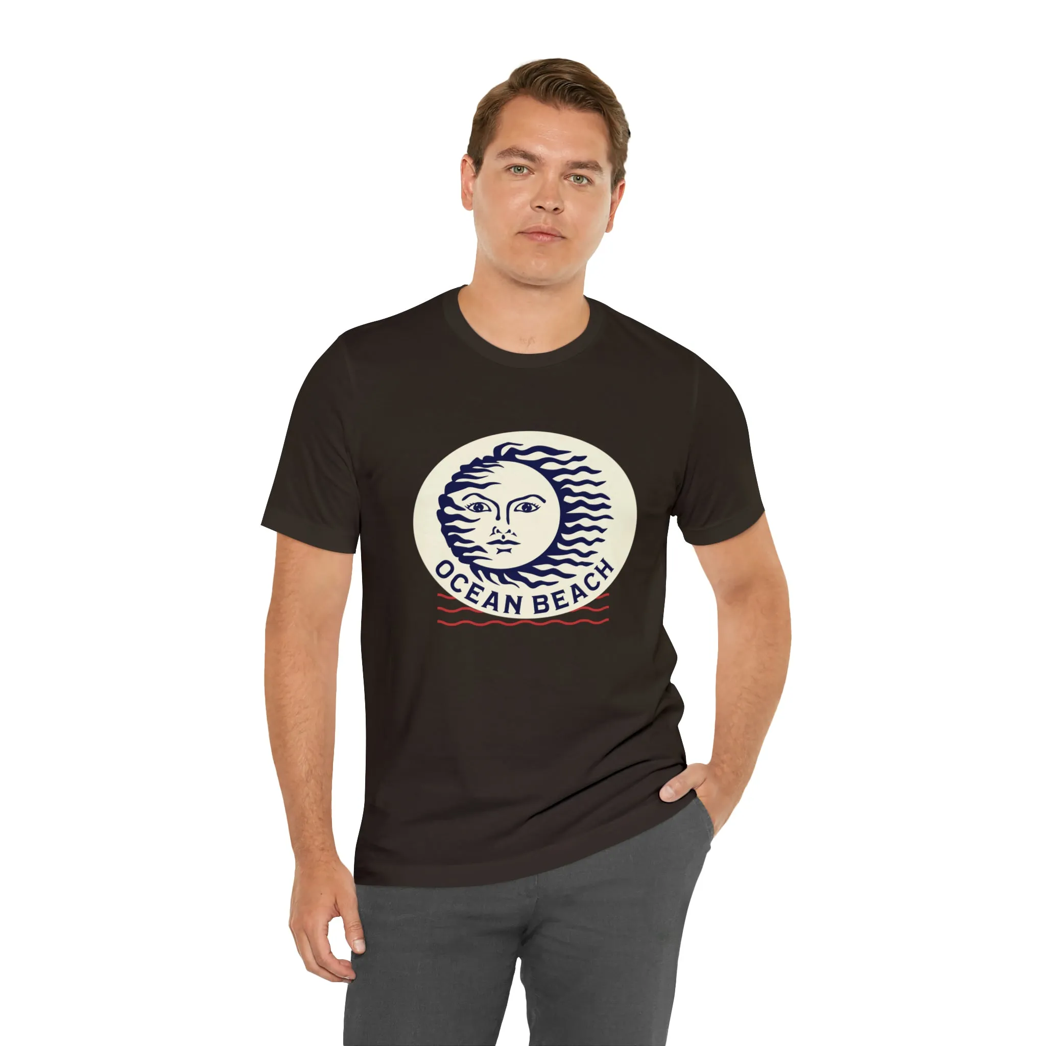 Ocean Beach Sun Unisex Soft Tee