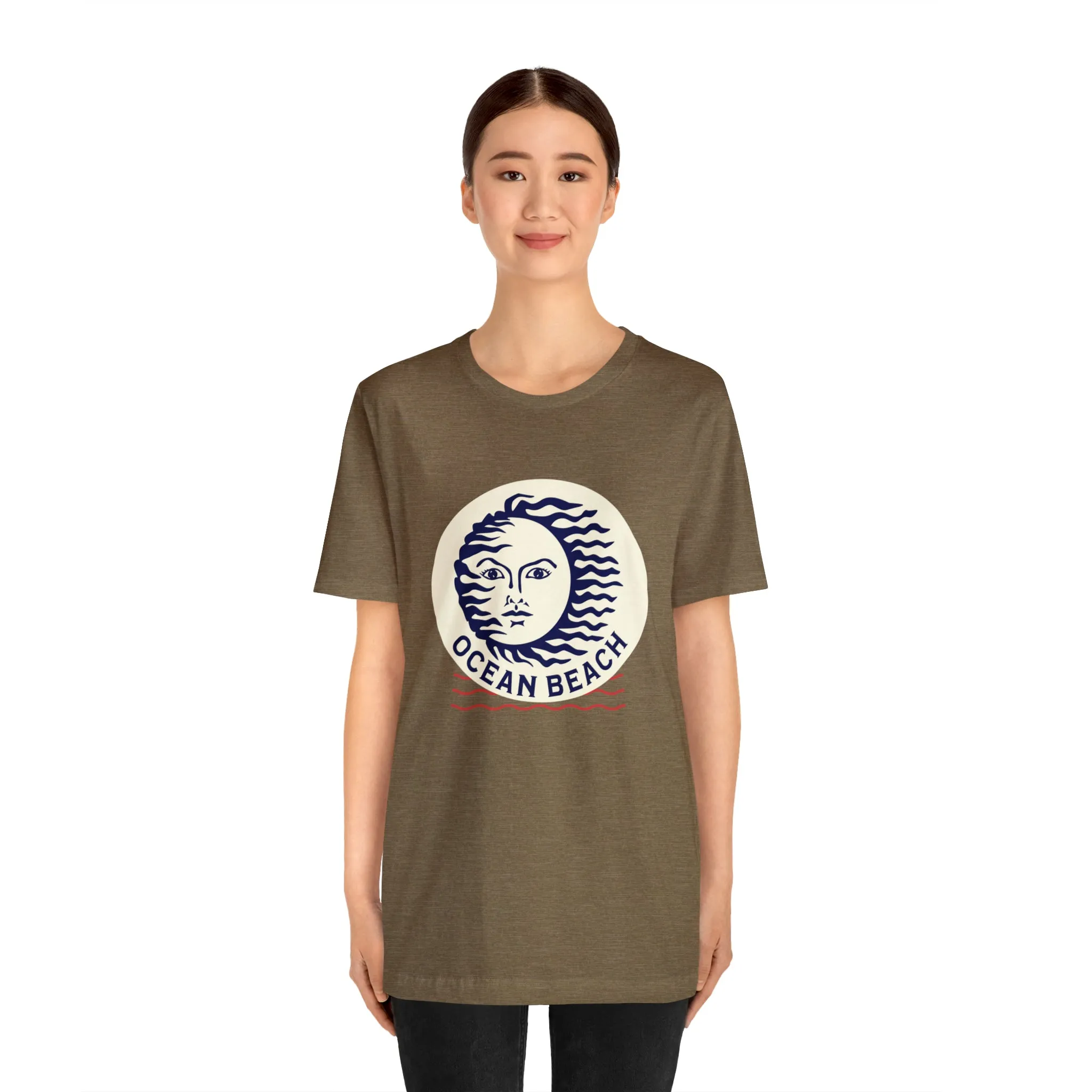 Ocean Beach Sun Unisex Soft Tee