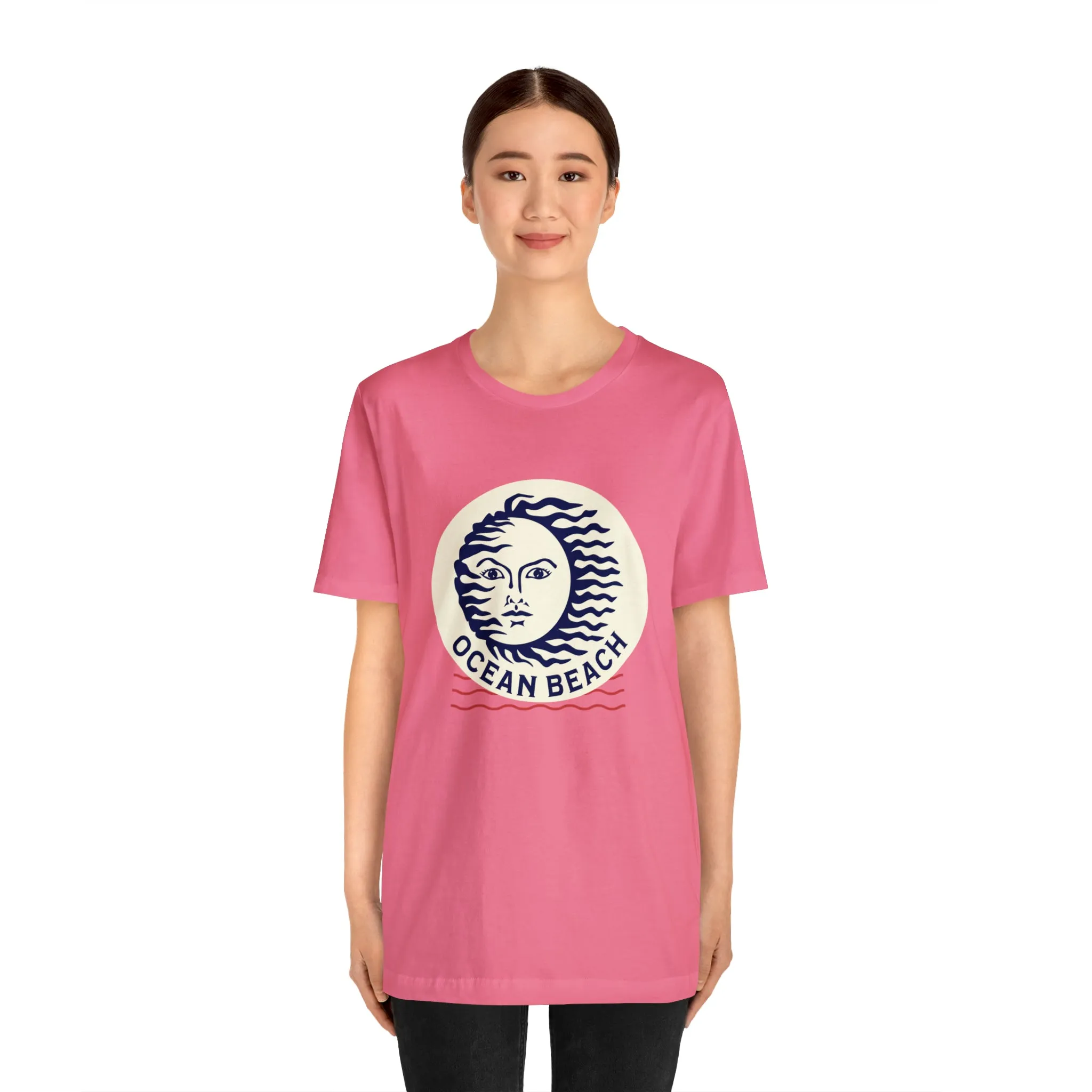 Ocean Beach Sun Unisex Soft Tee