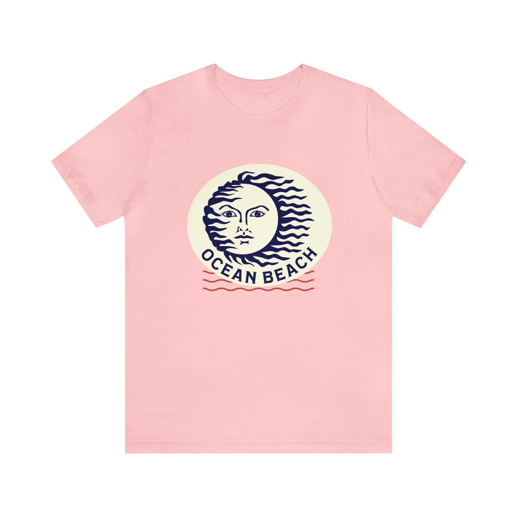Ocean Beach Sun Unisex Soft Tee
