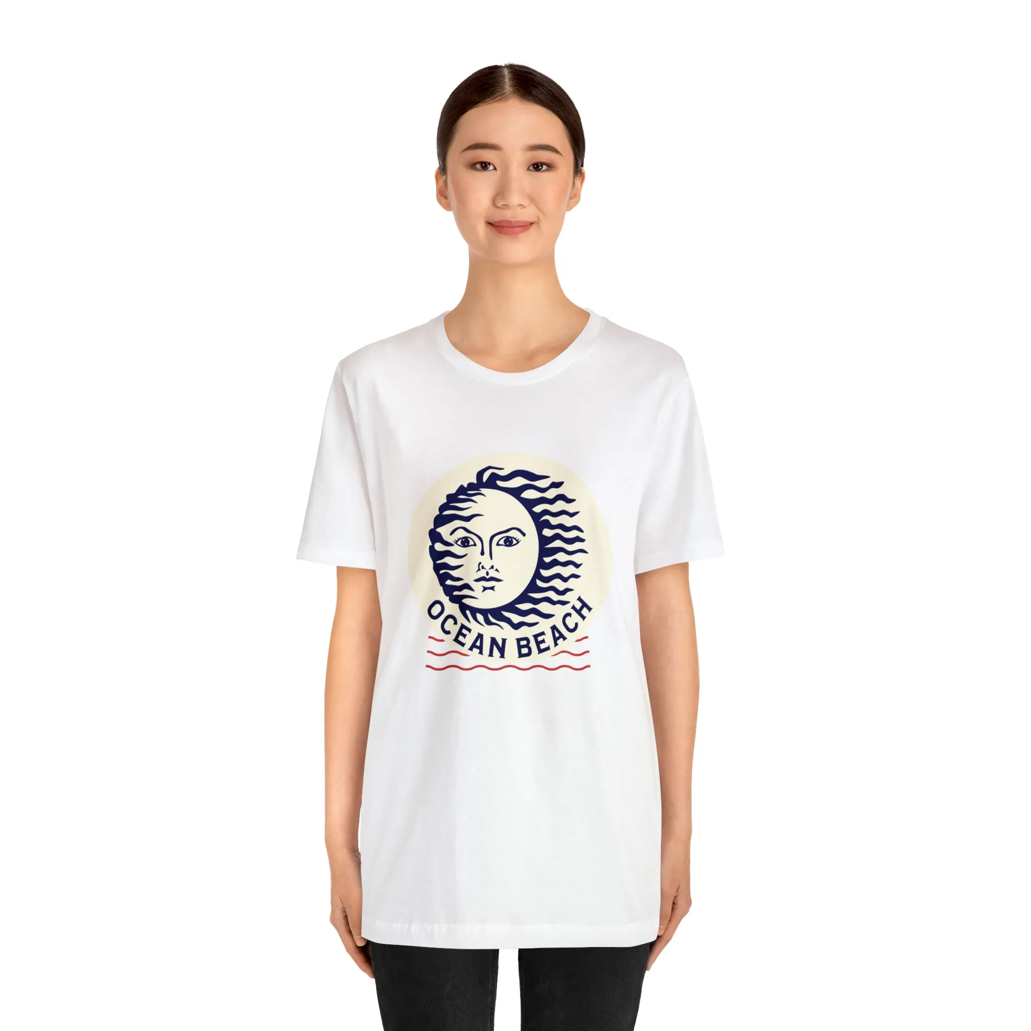 Ocean Beach Sun Unisex Soft Tee