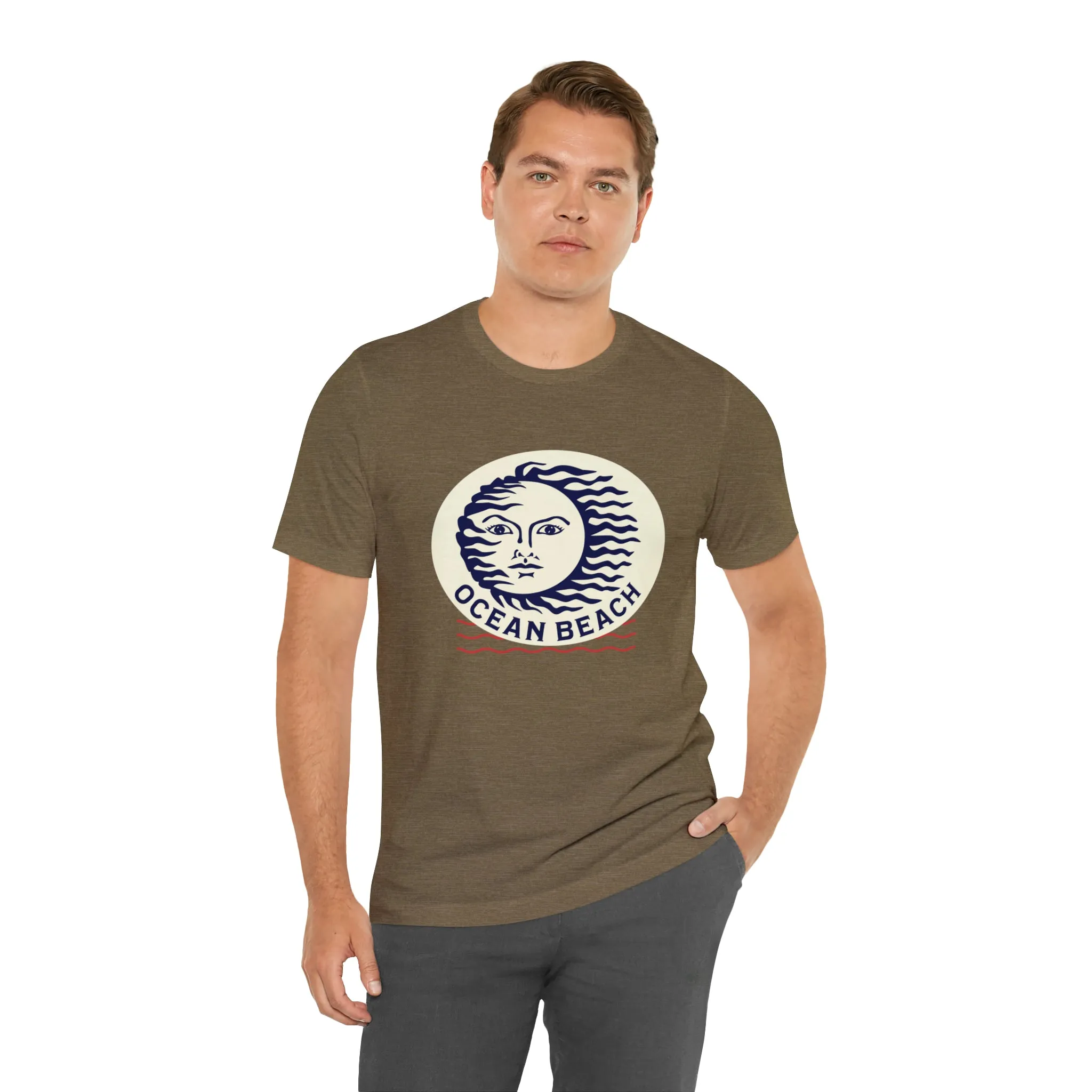 Ocean Beach Sun Unisex Soft Tee