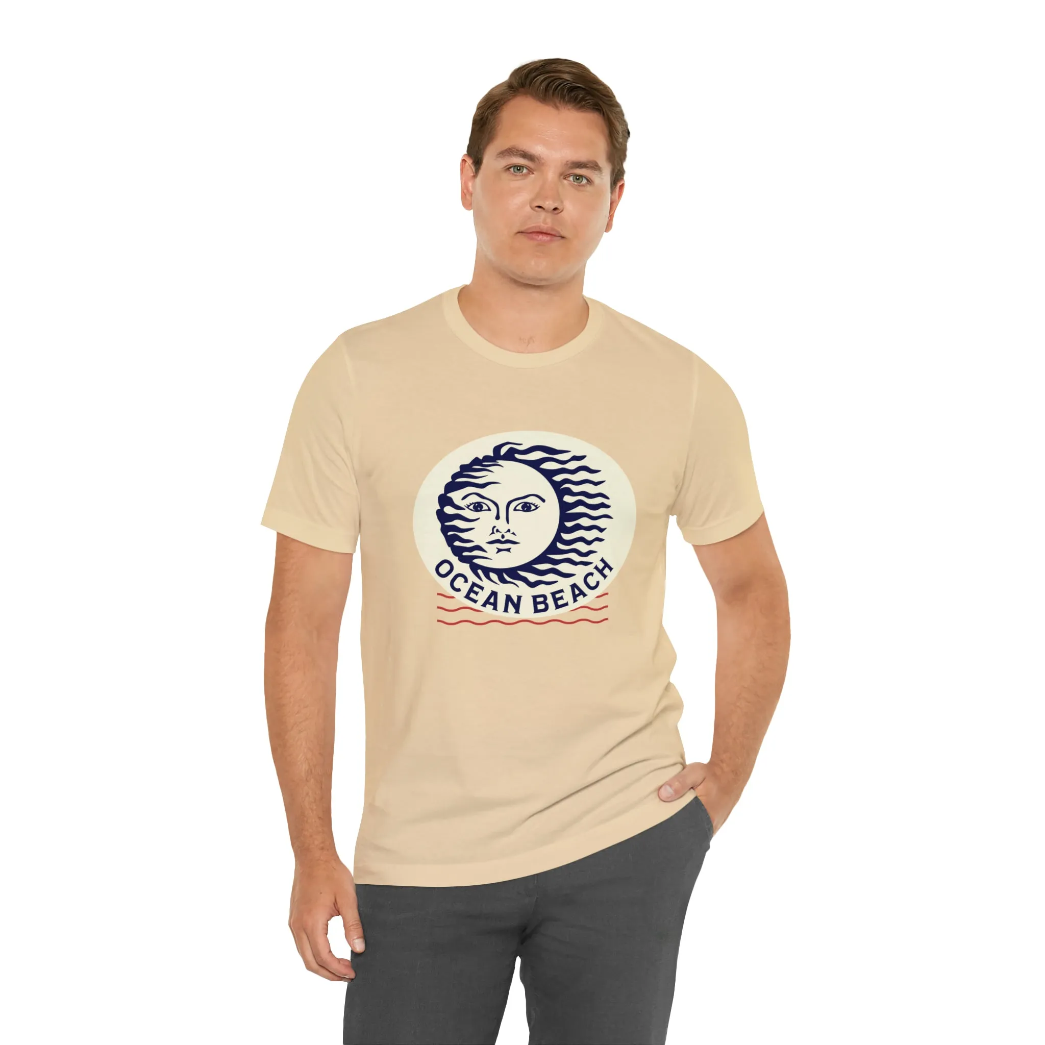 Ocean Beach Sun Unisex Soft Tee