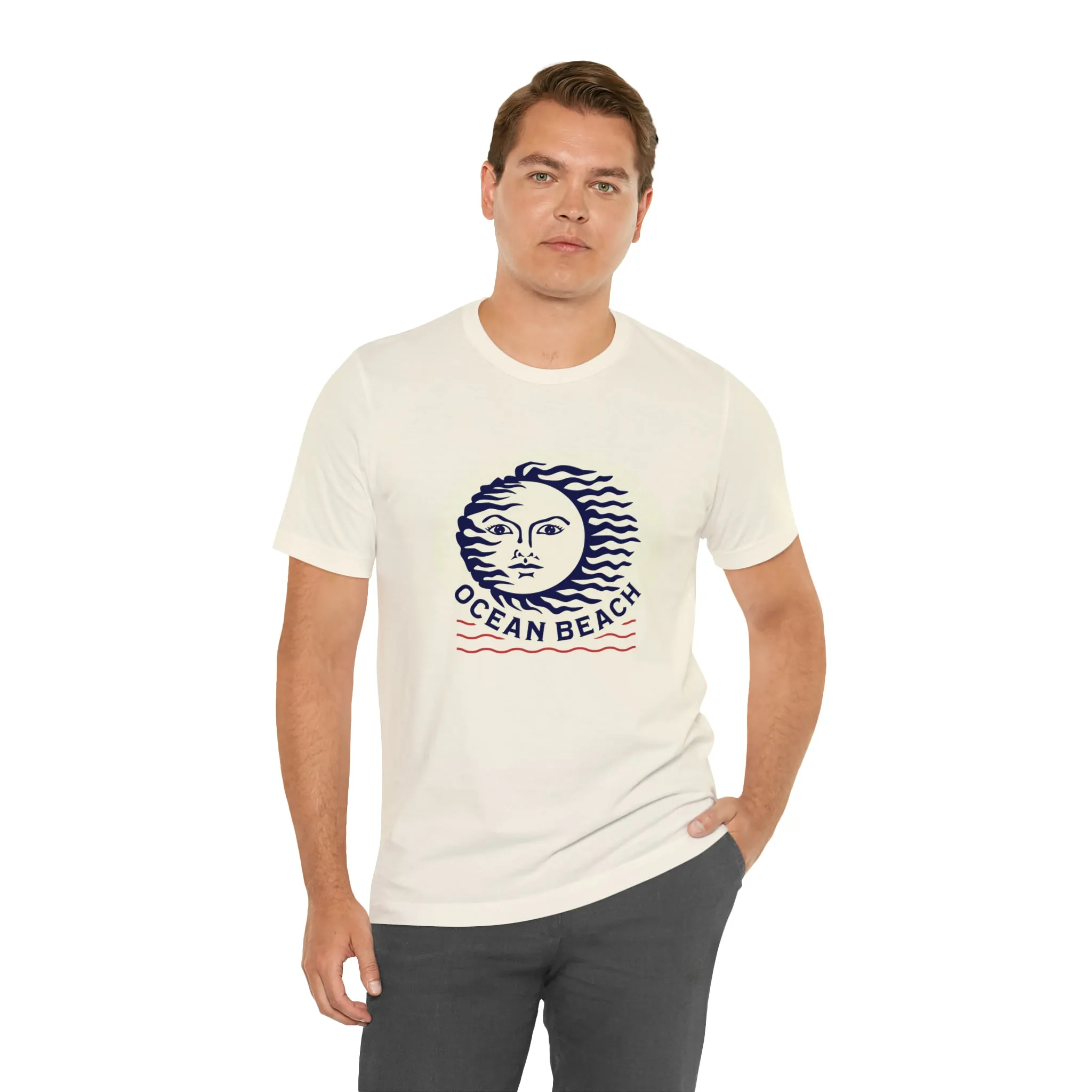 Ocean Beach Sun Unisex Soft Tee