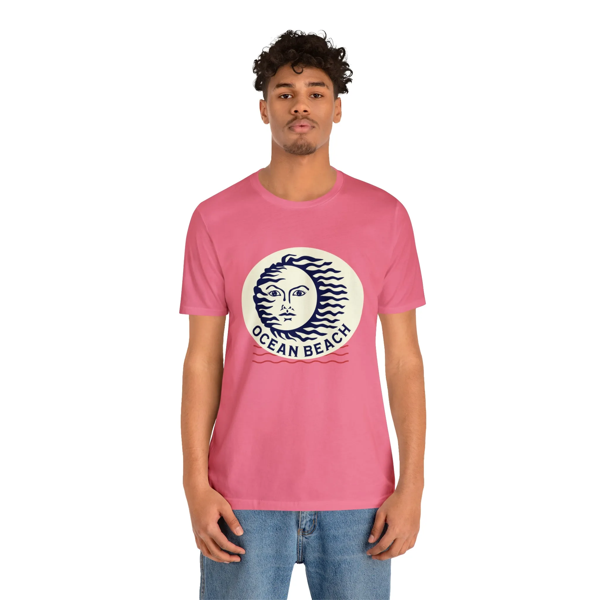 Ocean Beach Sun Unisex Soft Tee