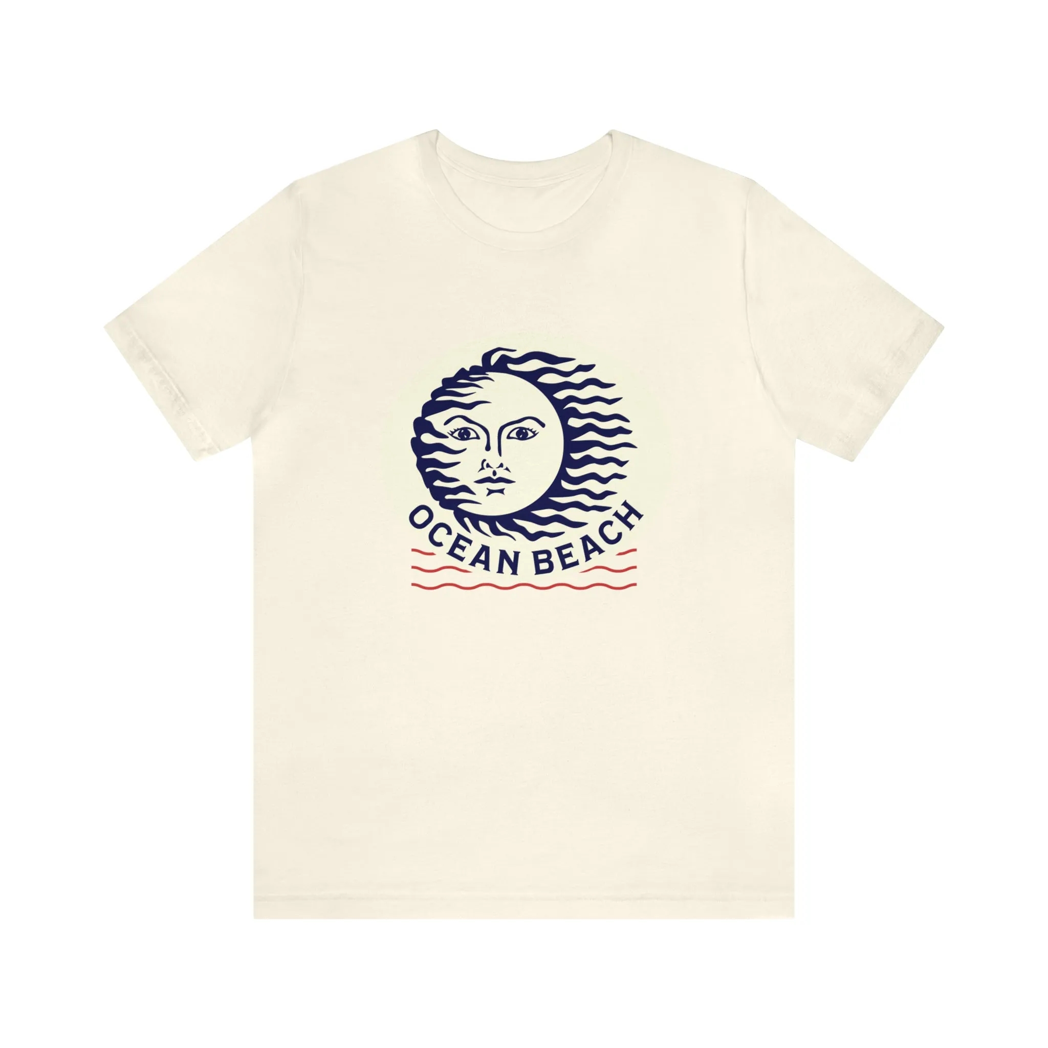 Ocean Beach Sun Unisex Soft Tee
