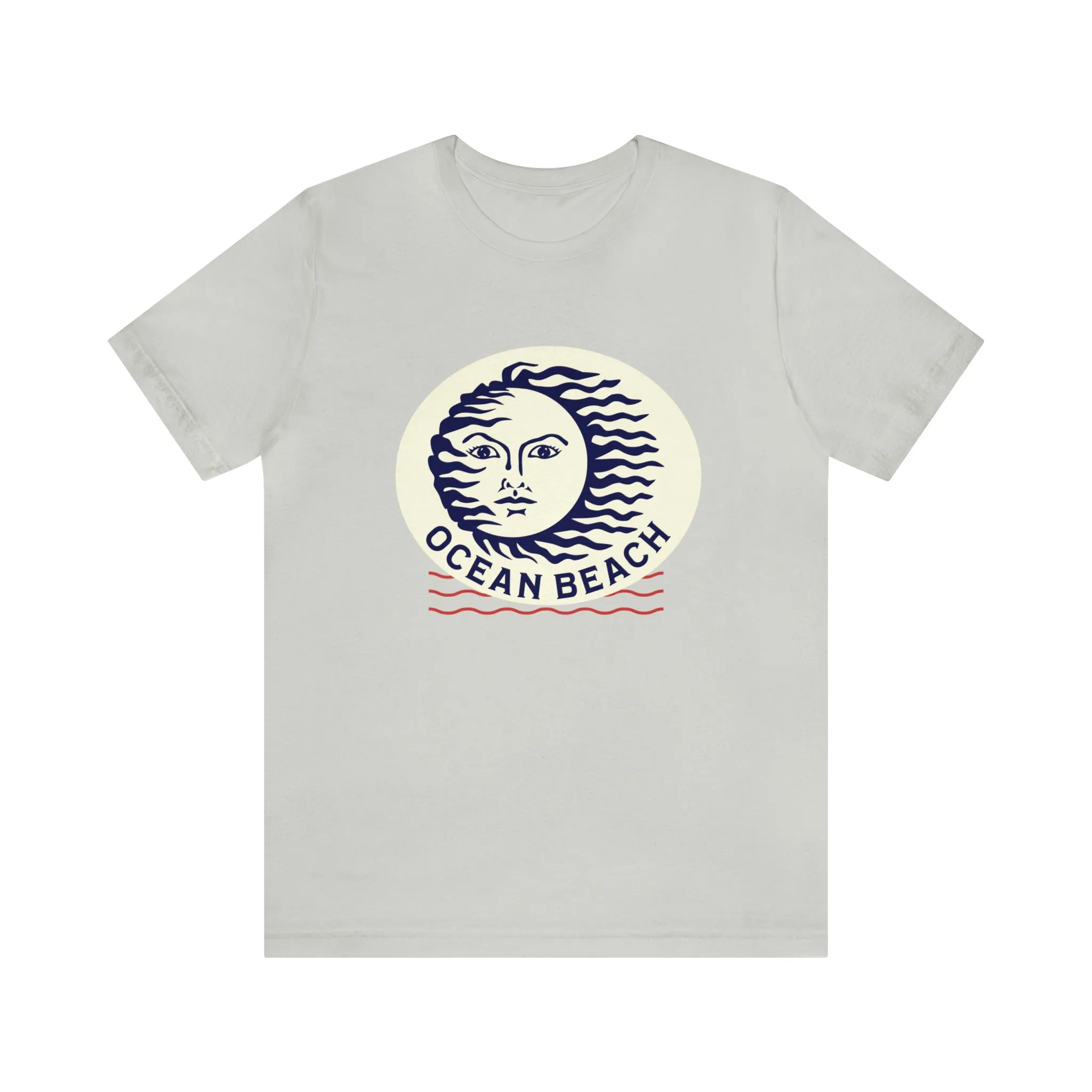 Ocean Beach Sun Unisex Soft Tee