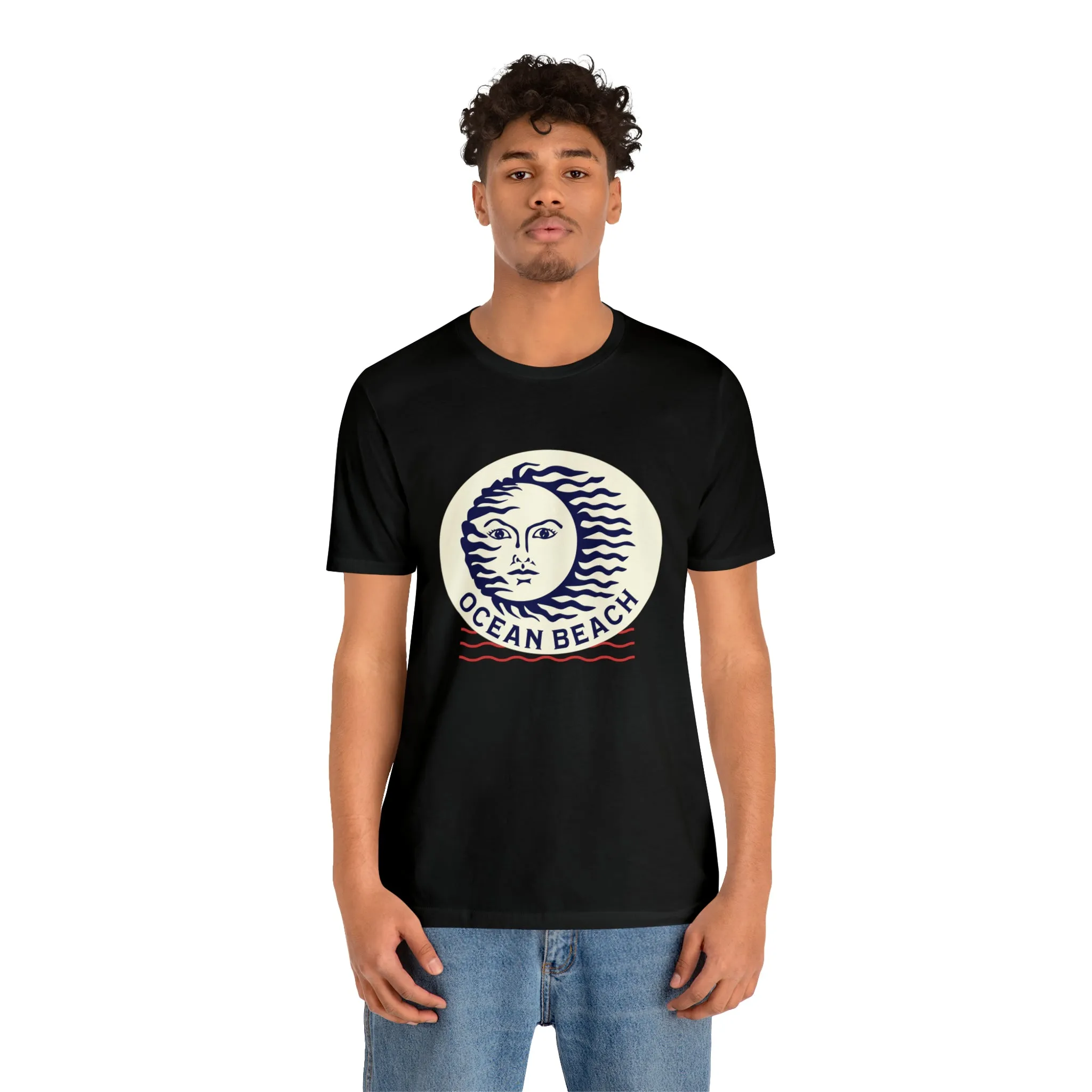 Ocean Beach Sun Unisex Soft Tee