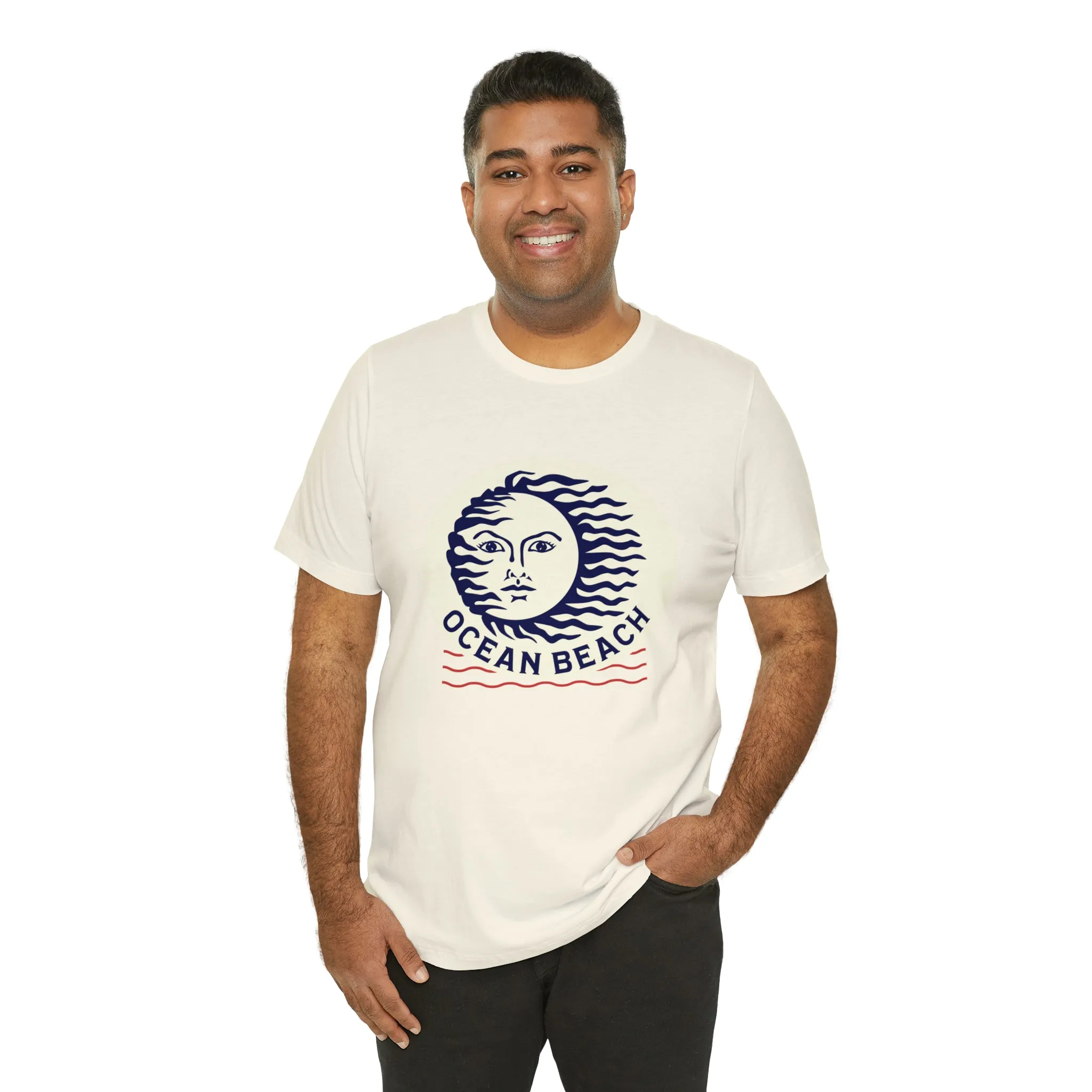 Ocean Beach Sun Unisex Soft Tee