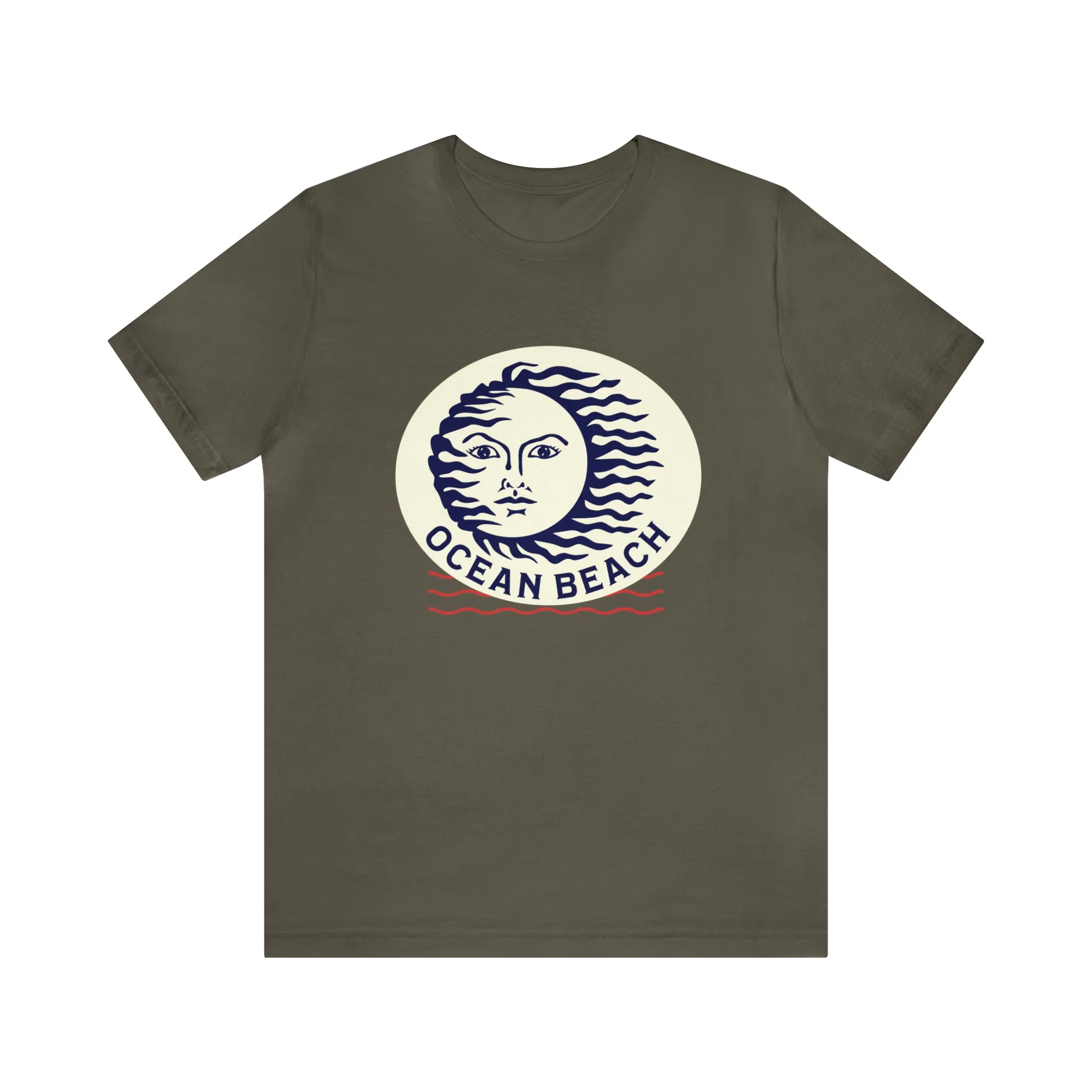 Ocean Beach Sun Unisex Soft Tee