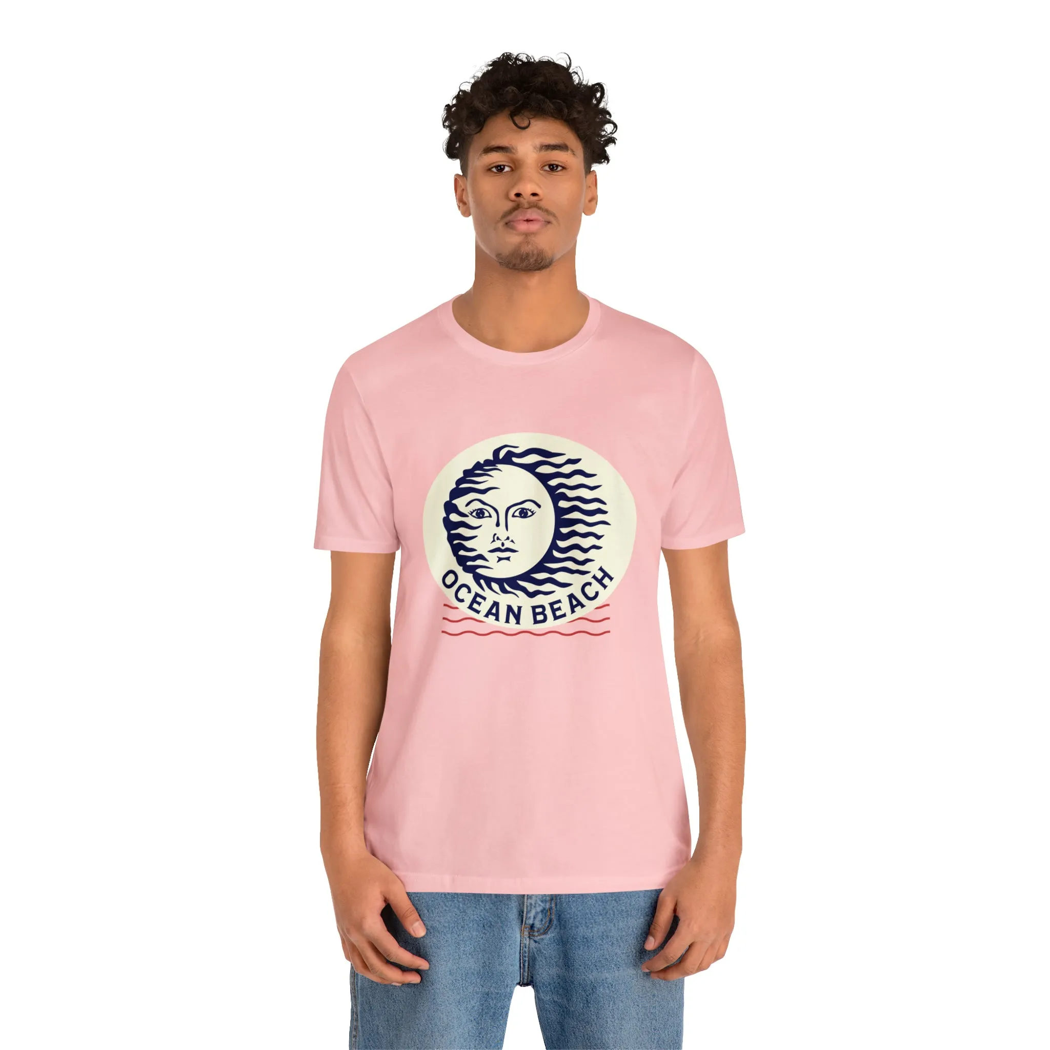 Ocean Beach Sun Unisex Soft Tee