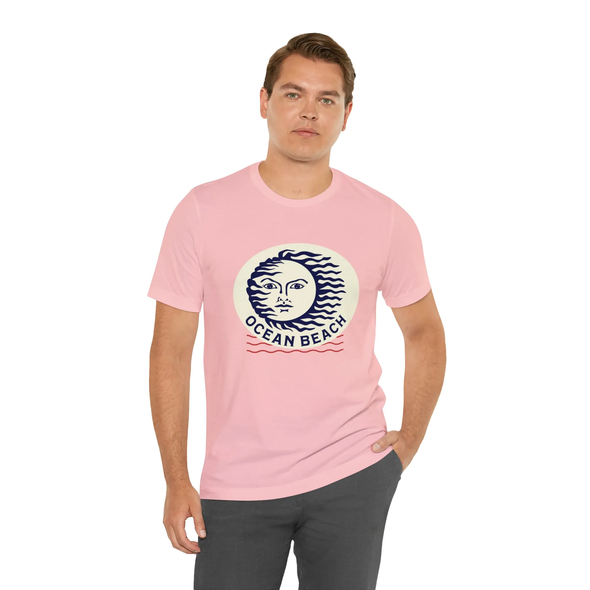 Ocean Beach Sun Unisex Soft Tee