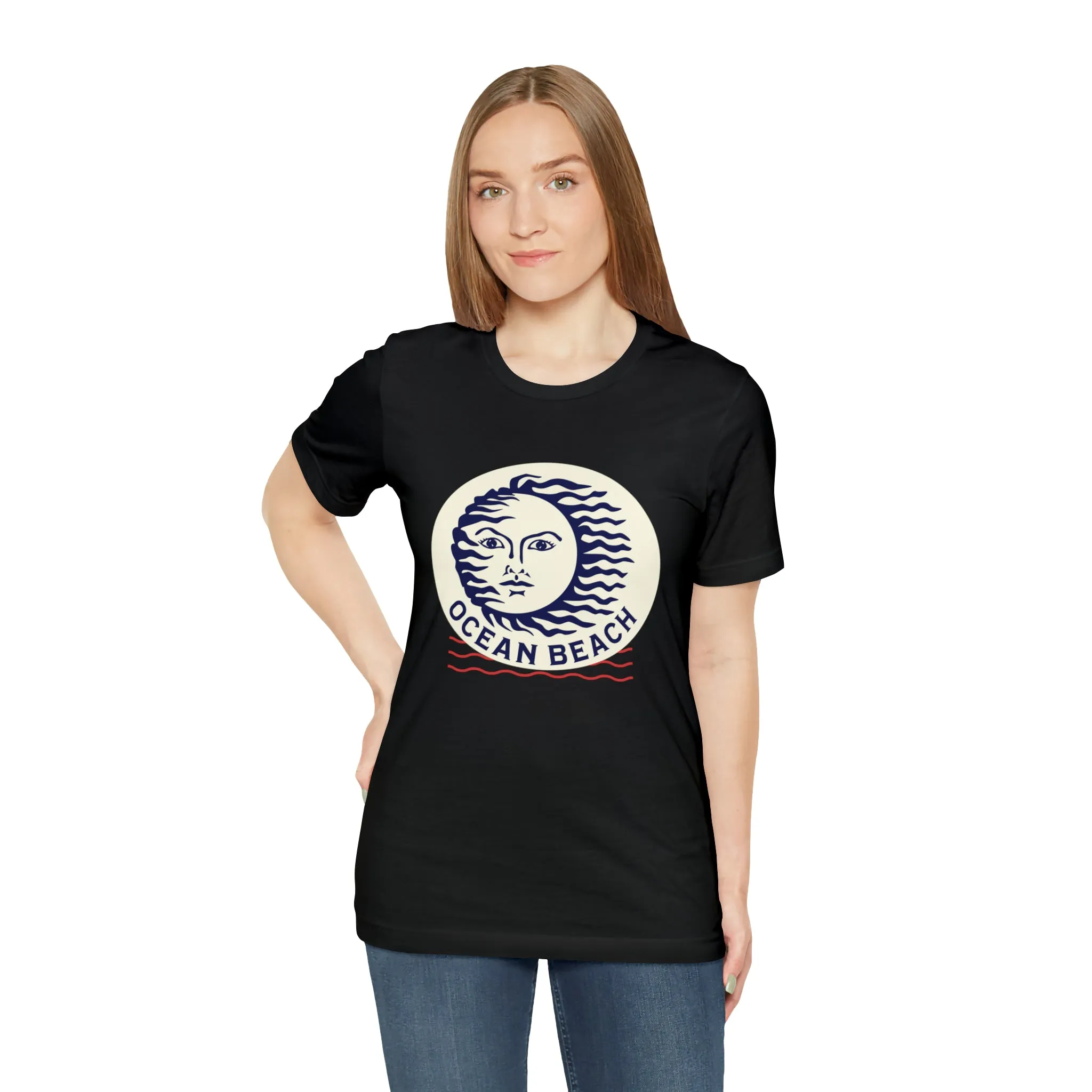 Ocean Beach Sun Unisex Soft Tee