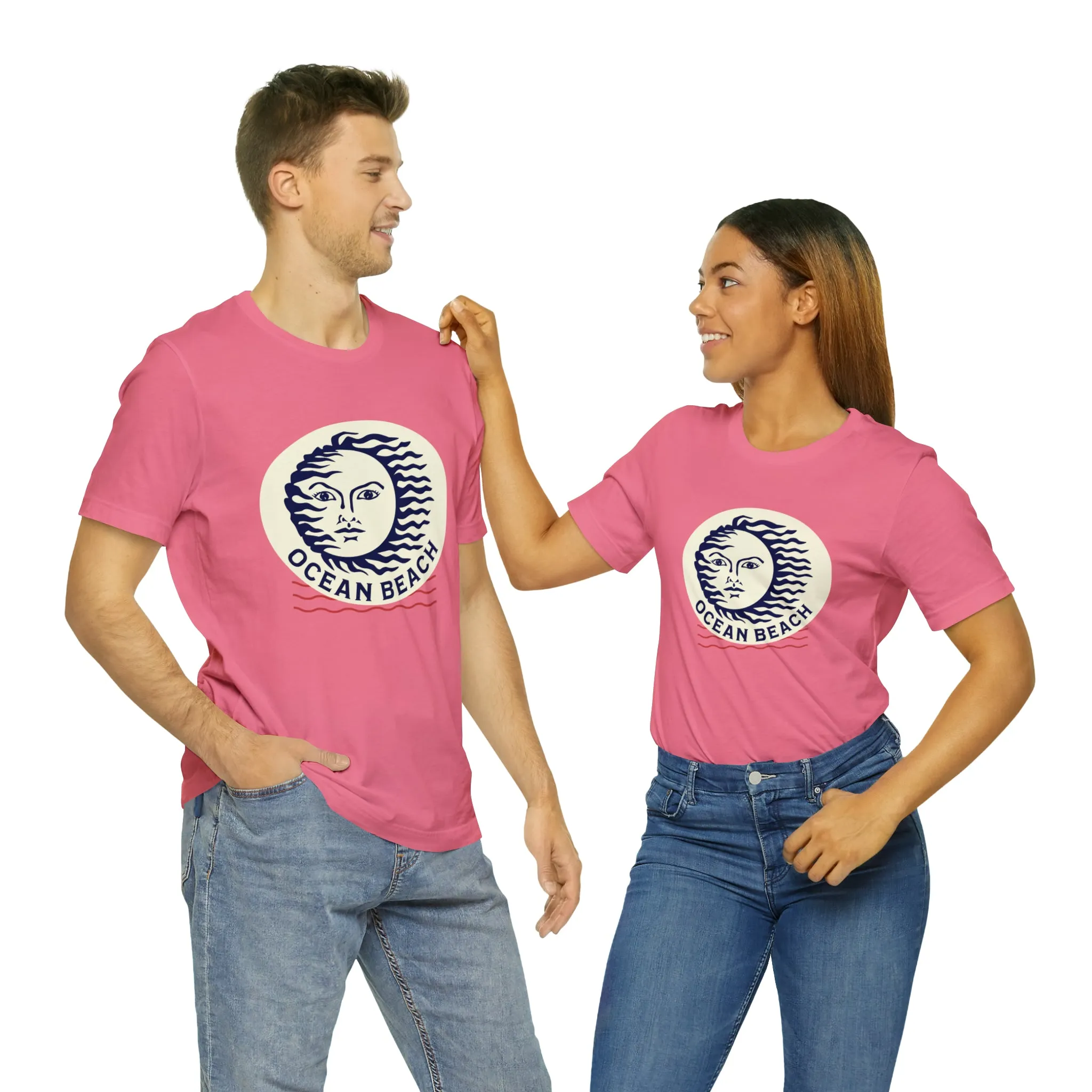 Ocean Beach Sun Unisex Soft Tee