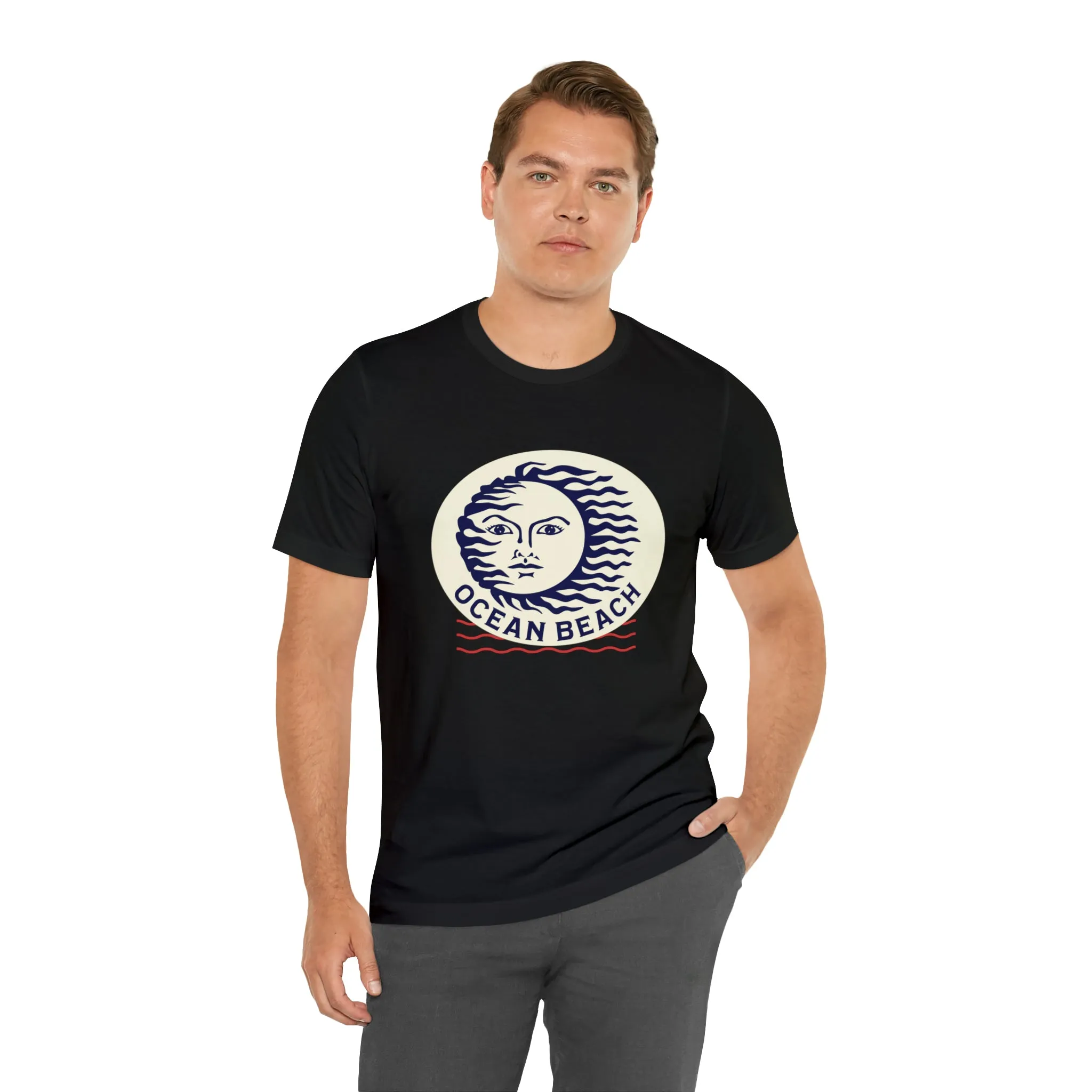 Ocean Beach Sun Unisex Soft Tee