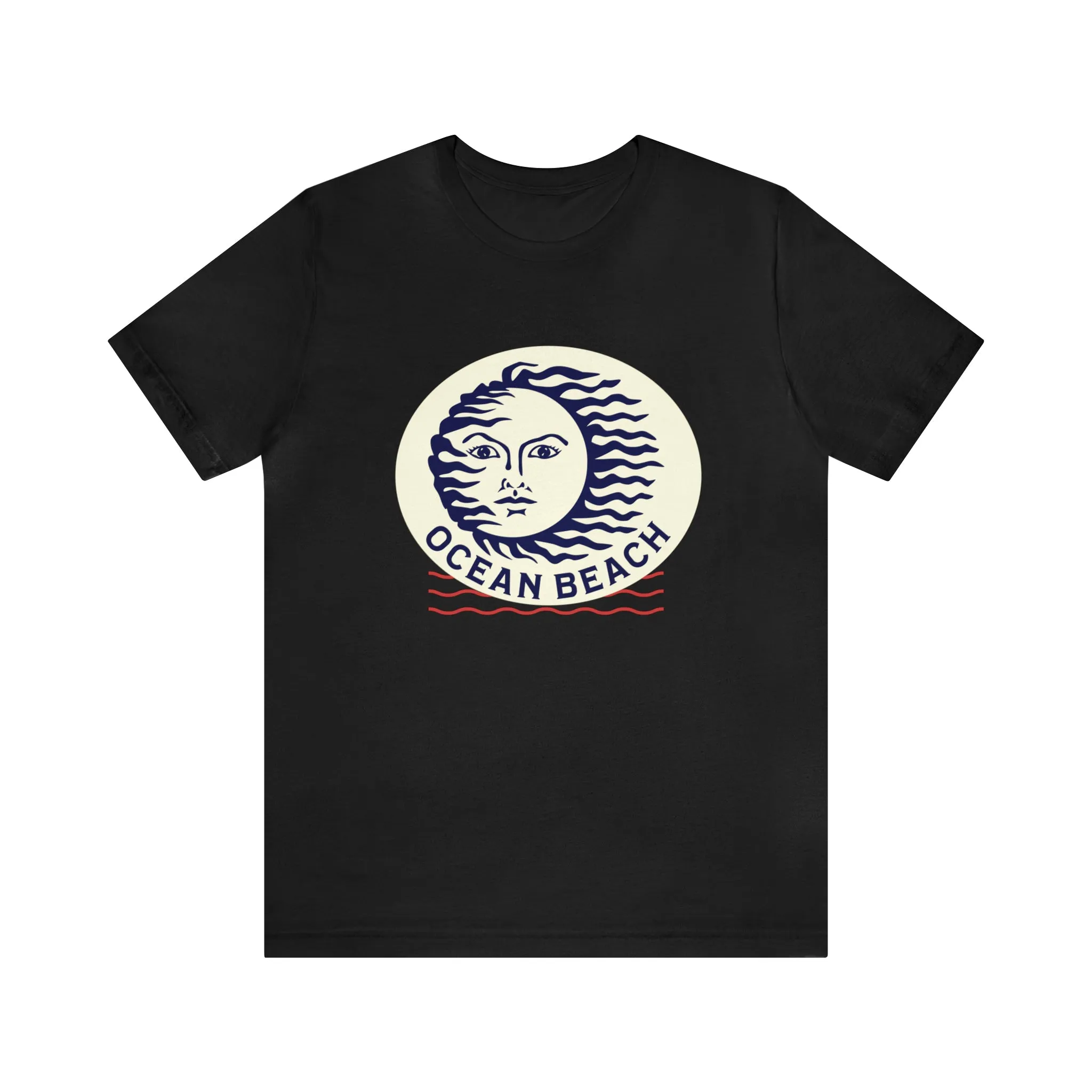 Ocean Beach Sun Unisex Soft Tee