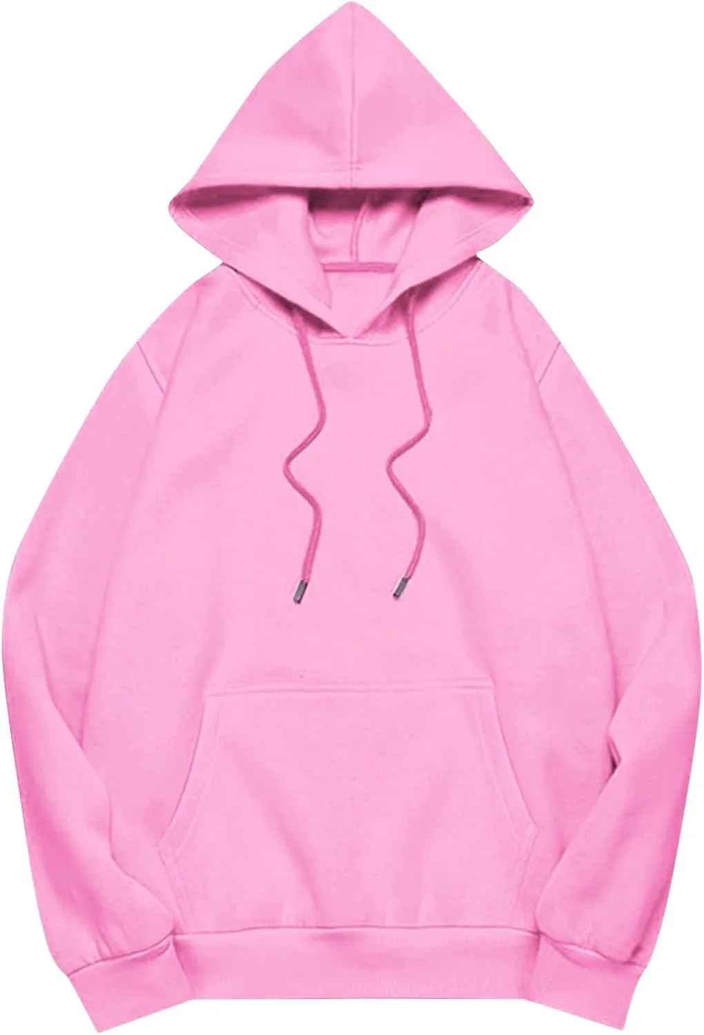 Oversized Hoodies for Women Plus Size Sweatshirts Pullover Cute Pink Hoodie Long Sleece Winter Tops with Pcokets