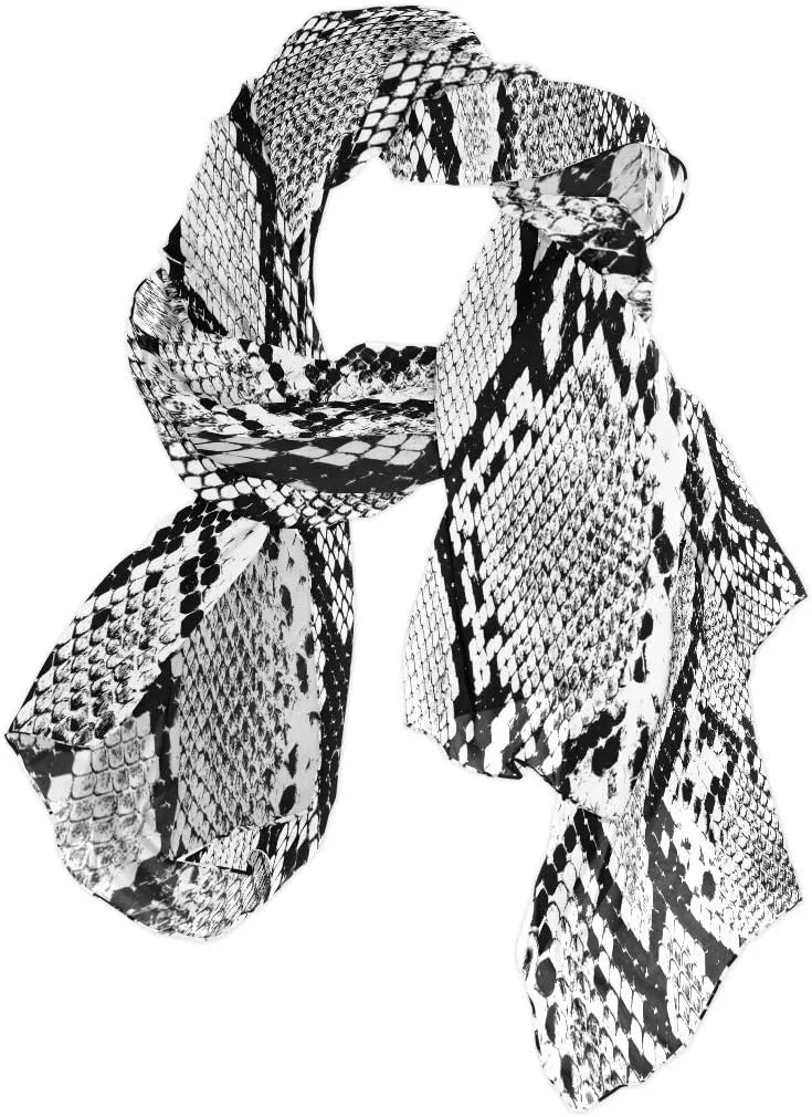 Oyihfvs stylish custom Woman Long Silk Scarf Soft Head Wrap Silk Shawl stole