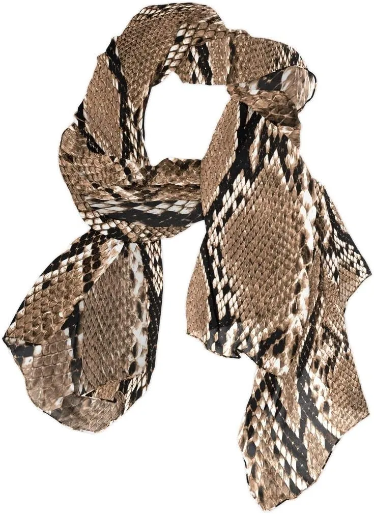 Oyihfvs stylish custom Woman Long Silk Scarf Soft Head Wrap Silk Shawl stole