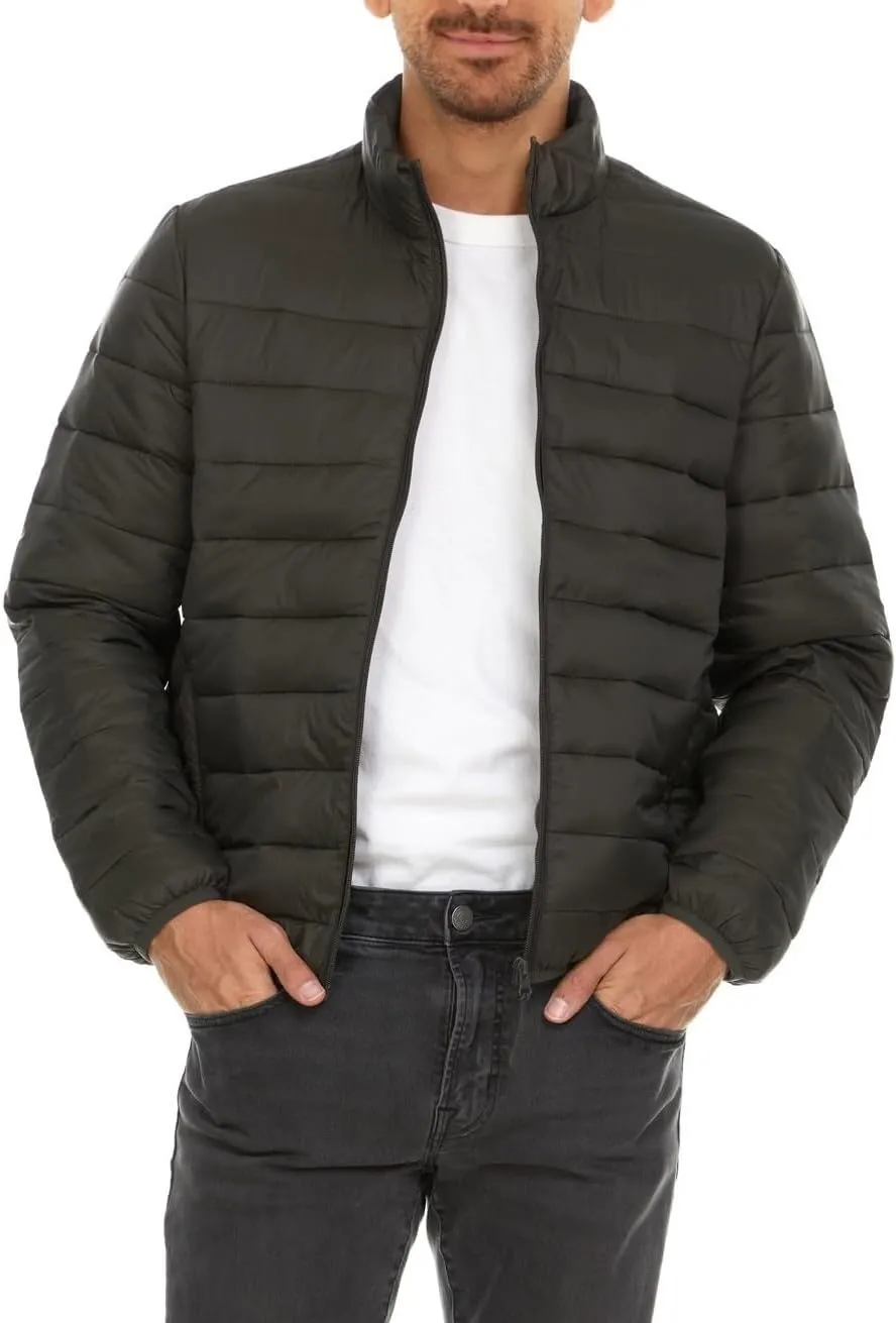 Packable Puffer Jacket Men, Warm Lightweight Winter Jackets for Men