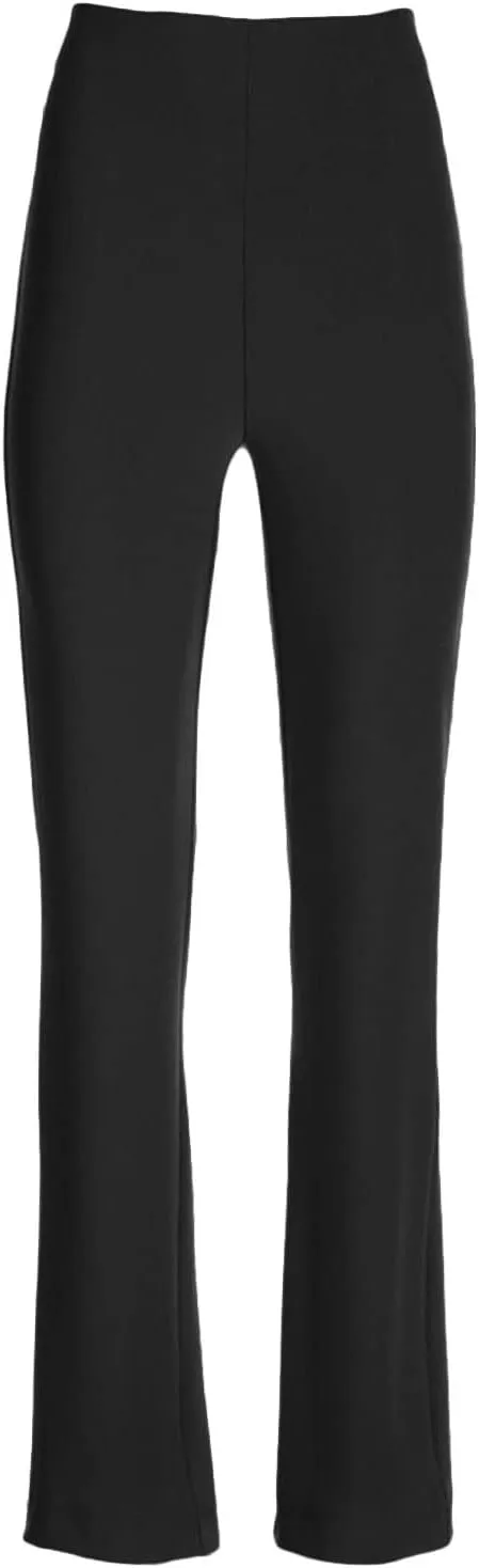 Pants for Women Comfort Stretch Loose Fit Leg Skinny High Waist Pull On Pants for Business Work Dress Bootcut Trousers