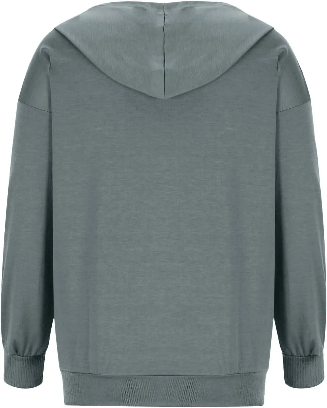 PETYCZEN Zip Up Hoodies for Women Casual Long Sleeve Oversized Sweatshirt Drawstring Cute Teen Girls Jackets Fall Y2K Clothes